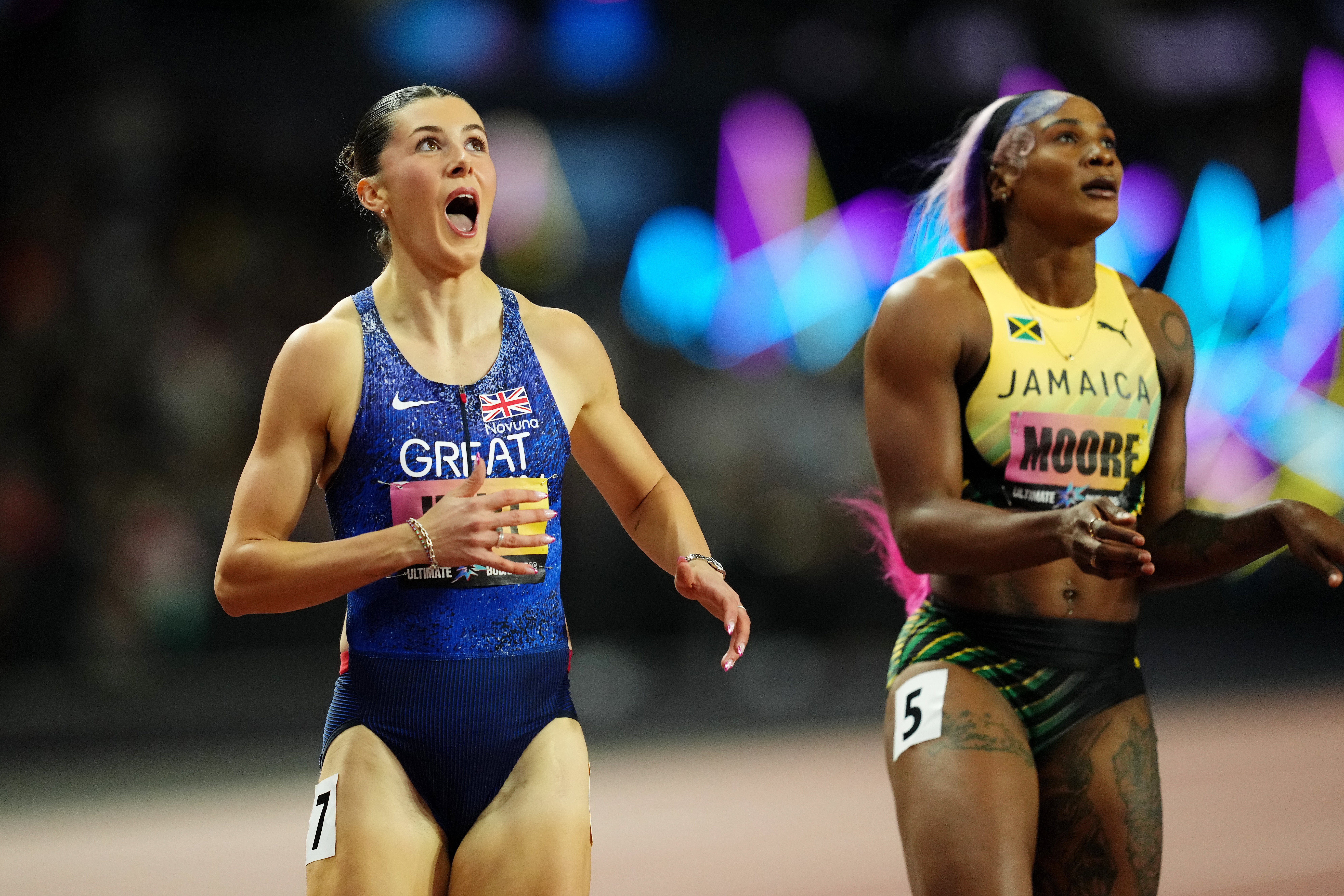 Amy Hunt, who finished fourth, is looking forward to some down time (Martin Rickett/PA)