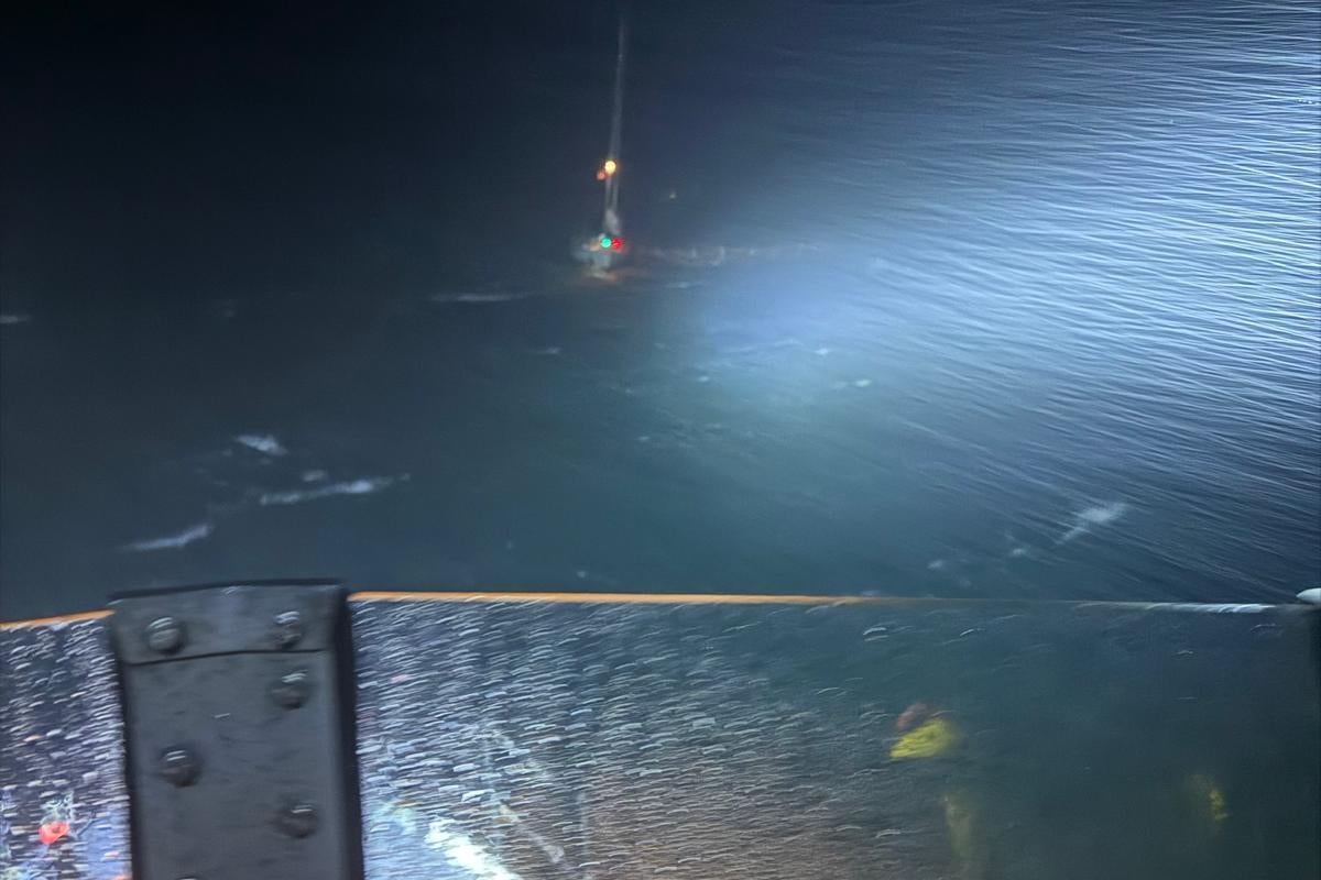Six rescued in dramatic seven-hour operation after yacht hits fish farm off Antrim Six rescued in dramatic seven-hour operation after yacht hits fish farm off Antrim