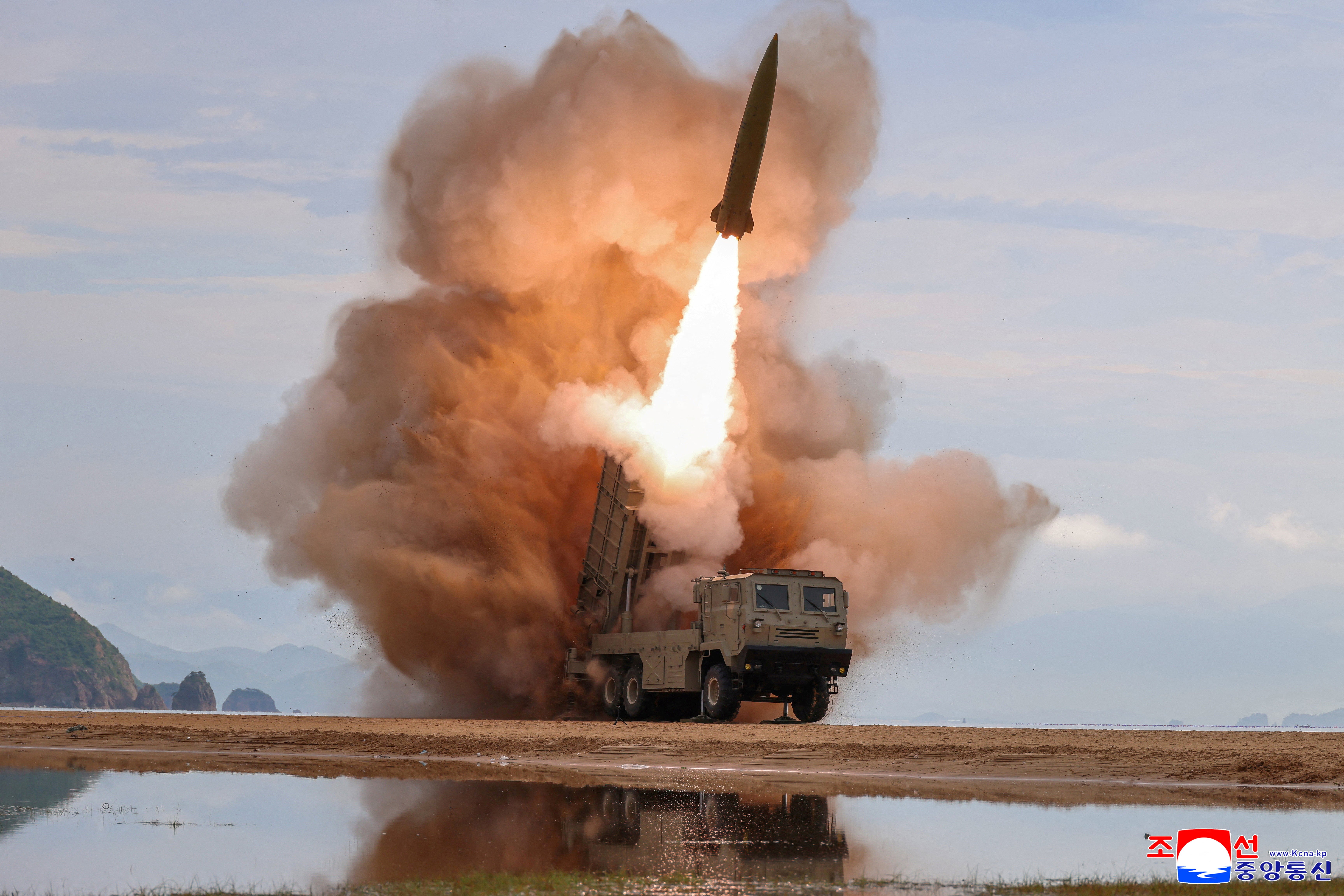 North Korea has been ramping up weapons tests in the area