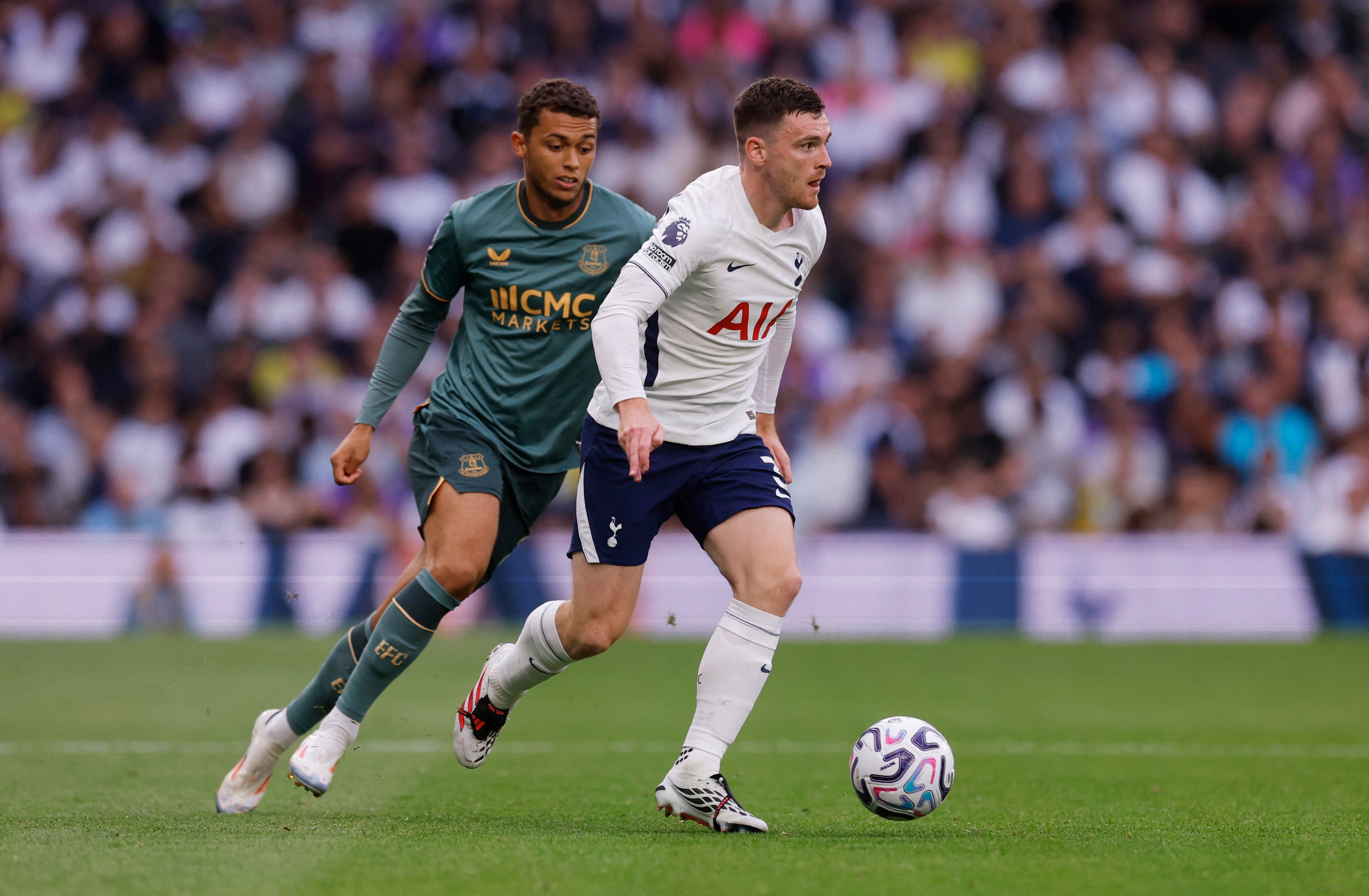Robertson's performance against Everton helped Spurs keep a clean sheet