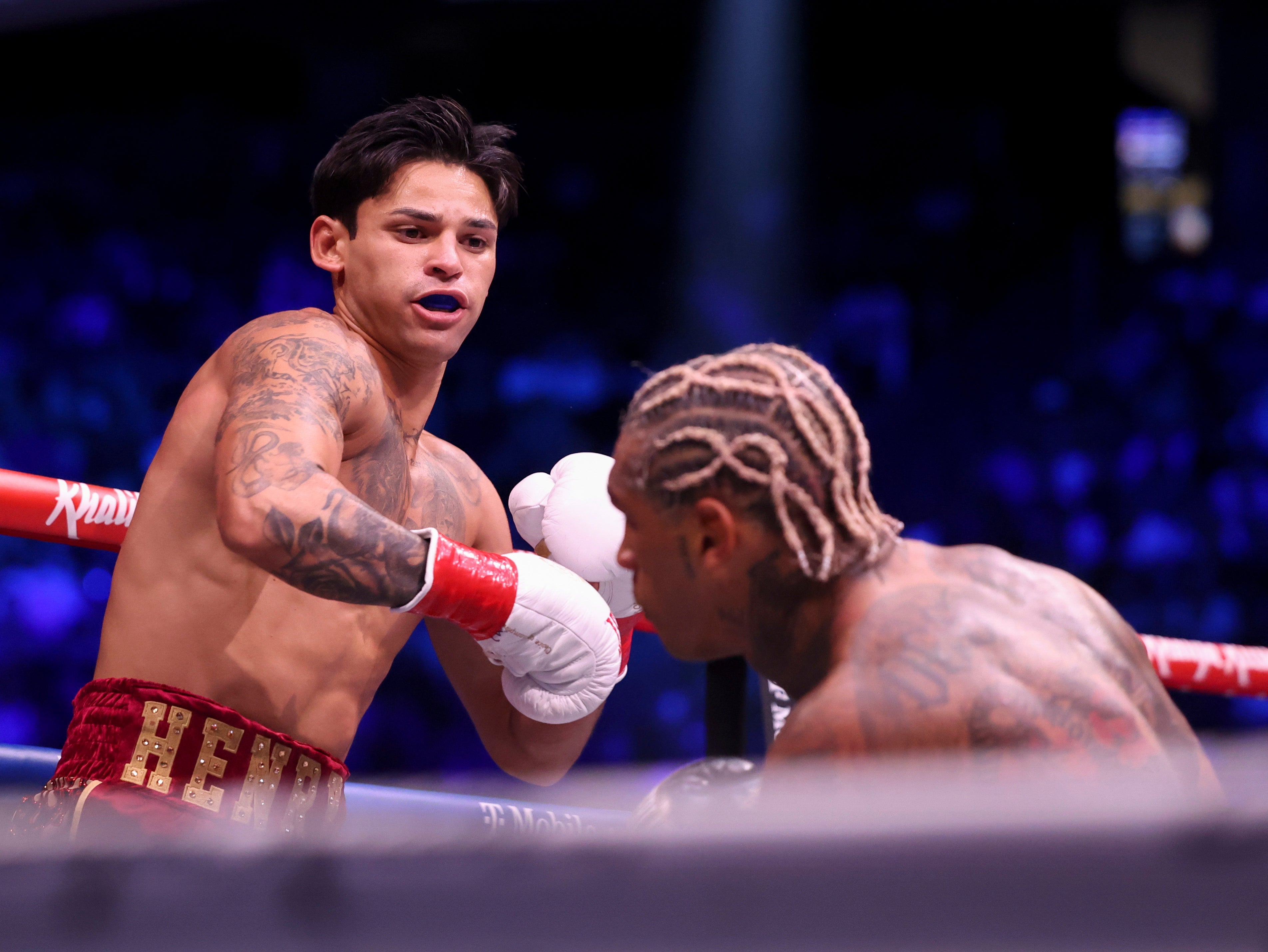 Garcia floored Benn with a massive right hook in round two