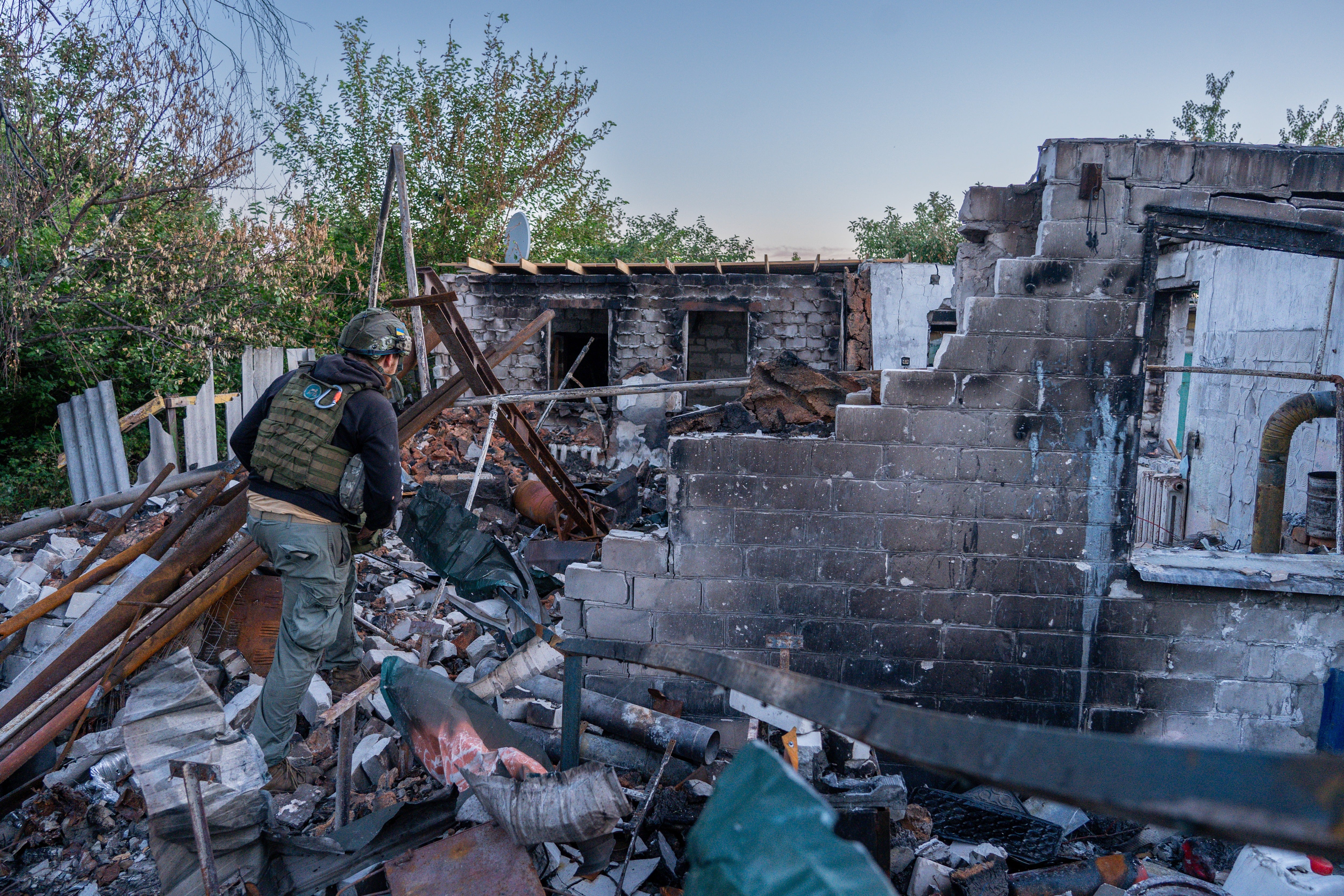 The rescuers travel to some of the most dangerous frontline areas in eastern Ukraine