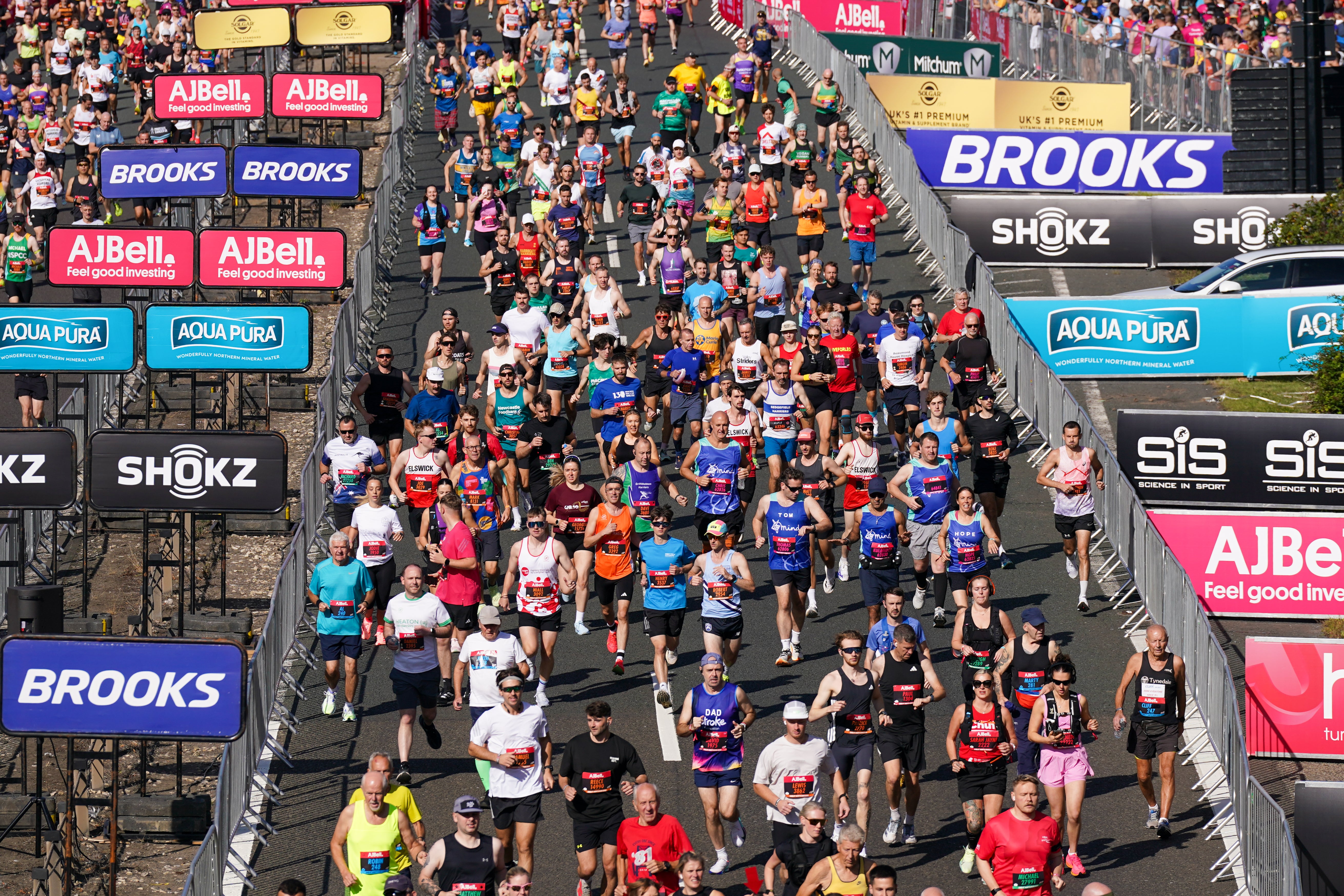 The world’s biggest half marathon saw over 63,000 runners completing the iconic 13.1 mile course