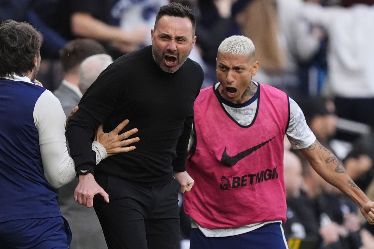Roberto De Zerbi snubs Richarlison for Carabao Cup clash with Liverpool amid Tottenham dispute