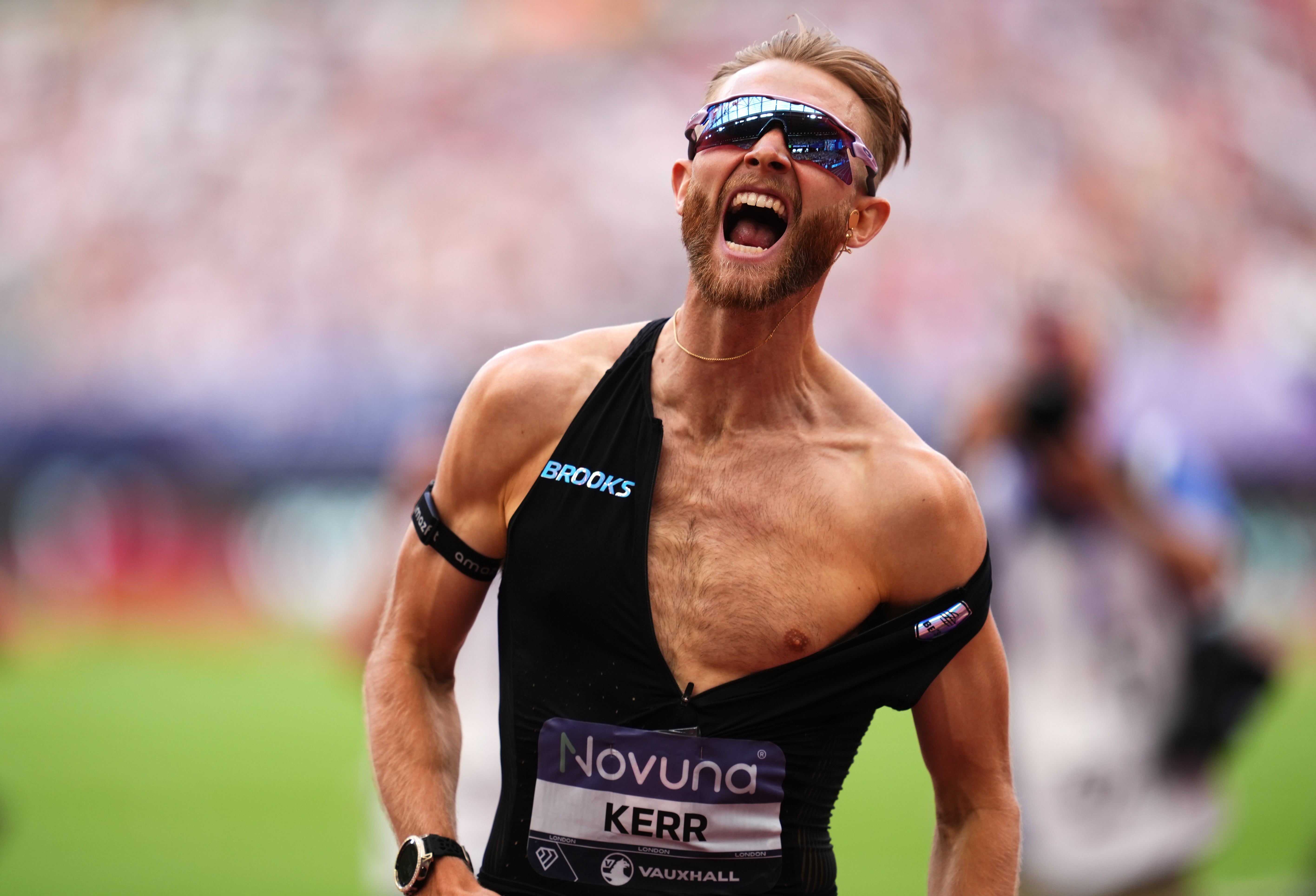 Kerr set new mile world record in July (Adam Davy/PA)