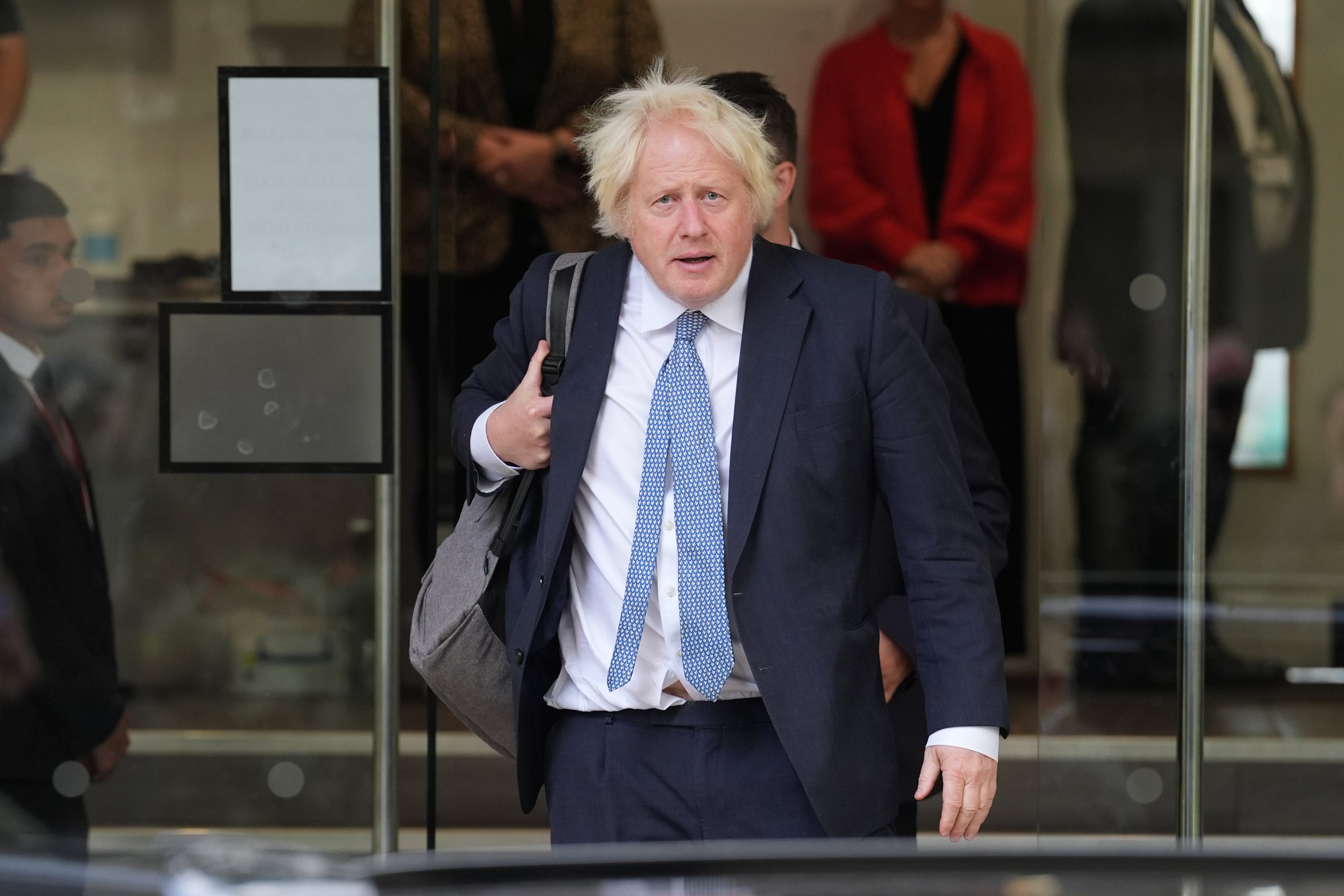 A drone attack on a train station on Sunday happened shortly after former prime minister Boris Johnson departed from there (PA) (PA Archive)
