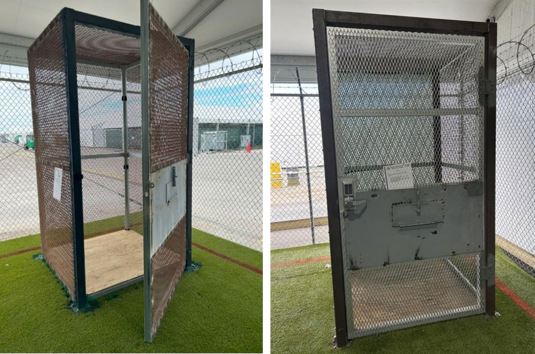 Alligator Alcatraz put detainees in cramped, phonebooth-sized cages to make them 'reflect on their behavior choice,' a Homeland Security watchdog discovered
