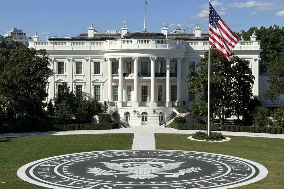 President Trump Announces Completion of White House Granite Helipad