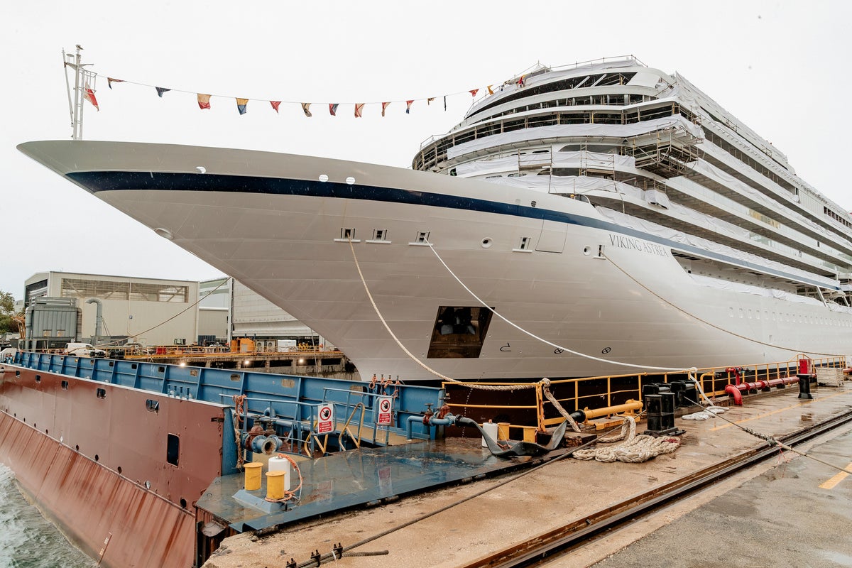 Viking floats out second hydrogen-powered cruise ship Viking floats out second hydrogen-powered cruise ship