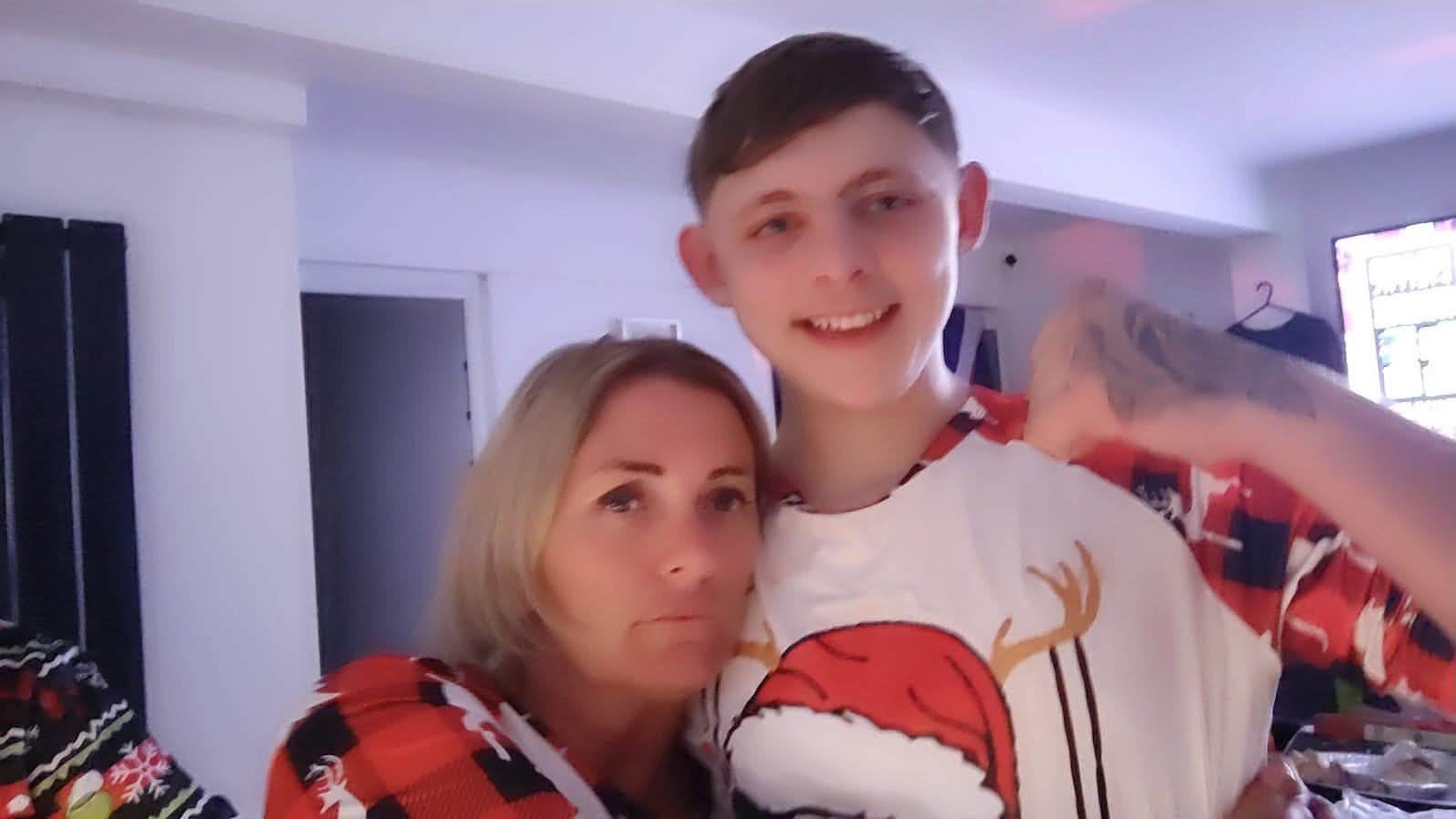 Tina McDermont with her late son, Billy