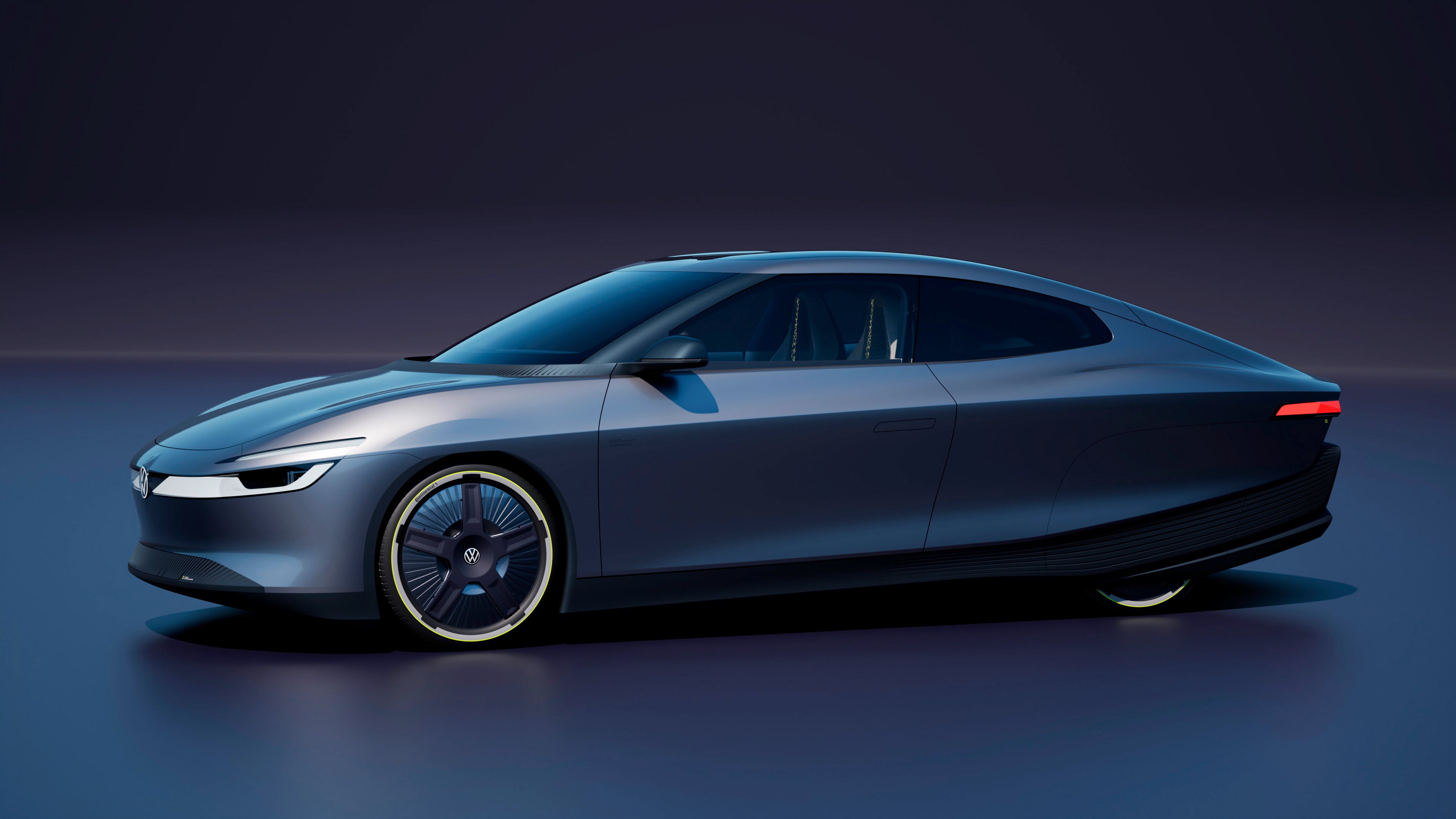 The Volkswagen Mission Efficiency concept uses clever aerodynamics to make the most of the ID. Polo’s powertrain (Volkswagen)
