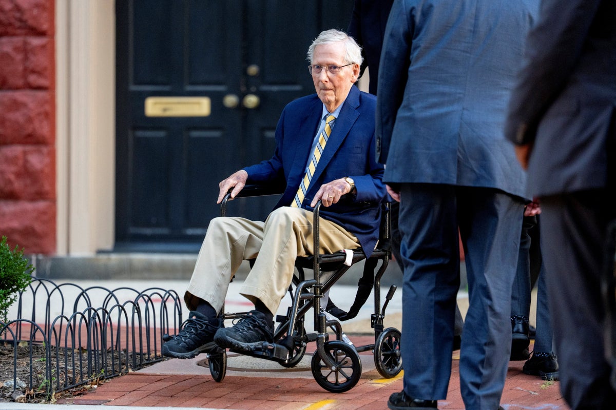 ‘Zombie’ Mitch McConnell video of him returning to the Senate causes internet uproar and raises more questions