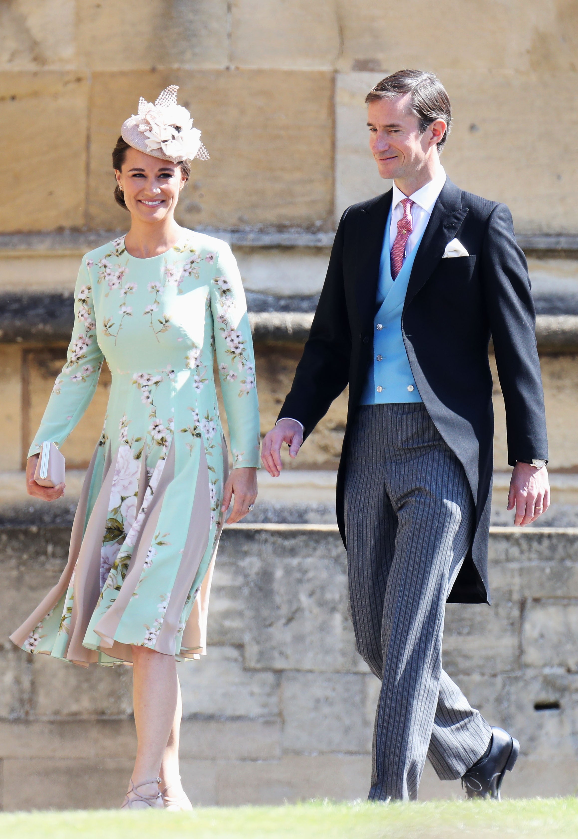 James and Pippa Matthews in 2018 (PA)