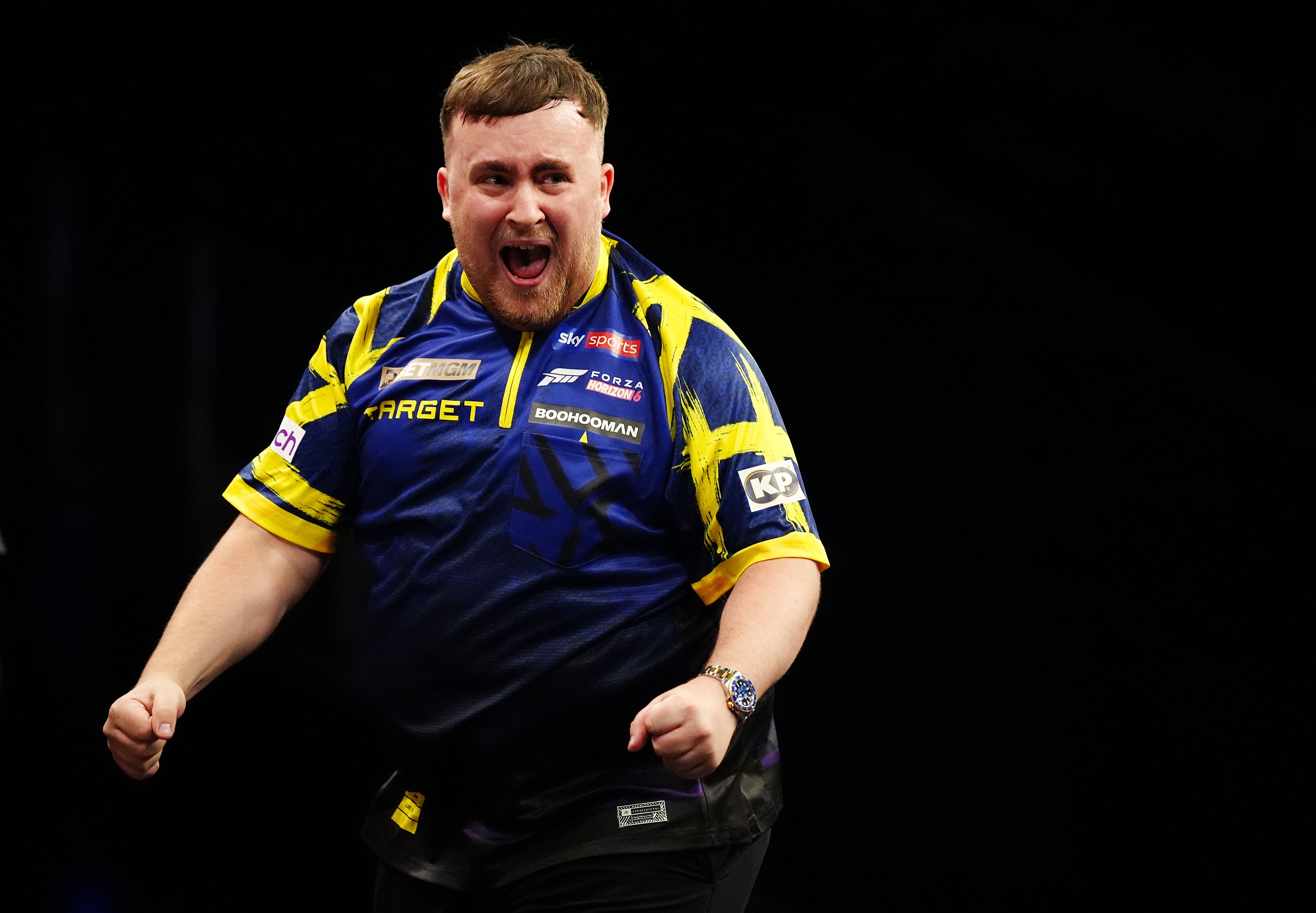 Luke Littler is looking for all 10 major titles this year (Bradley Collyer/PA)