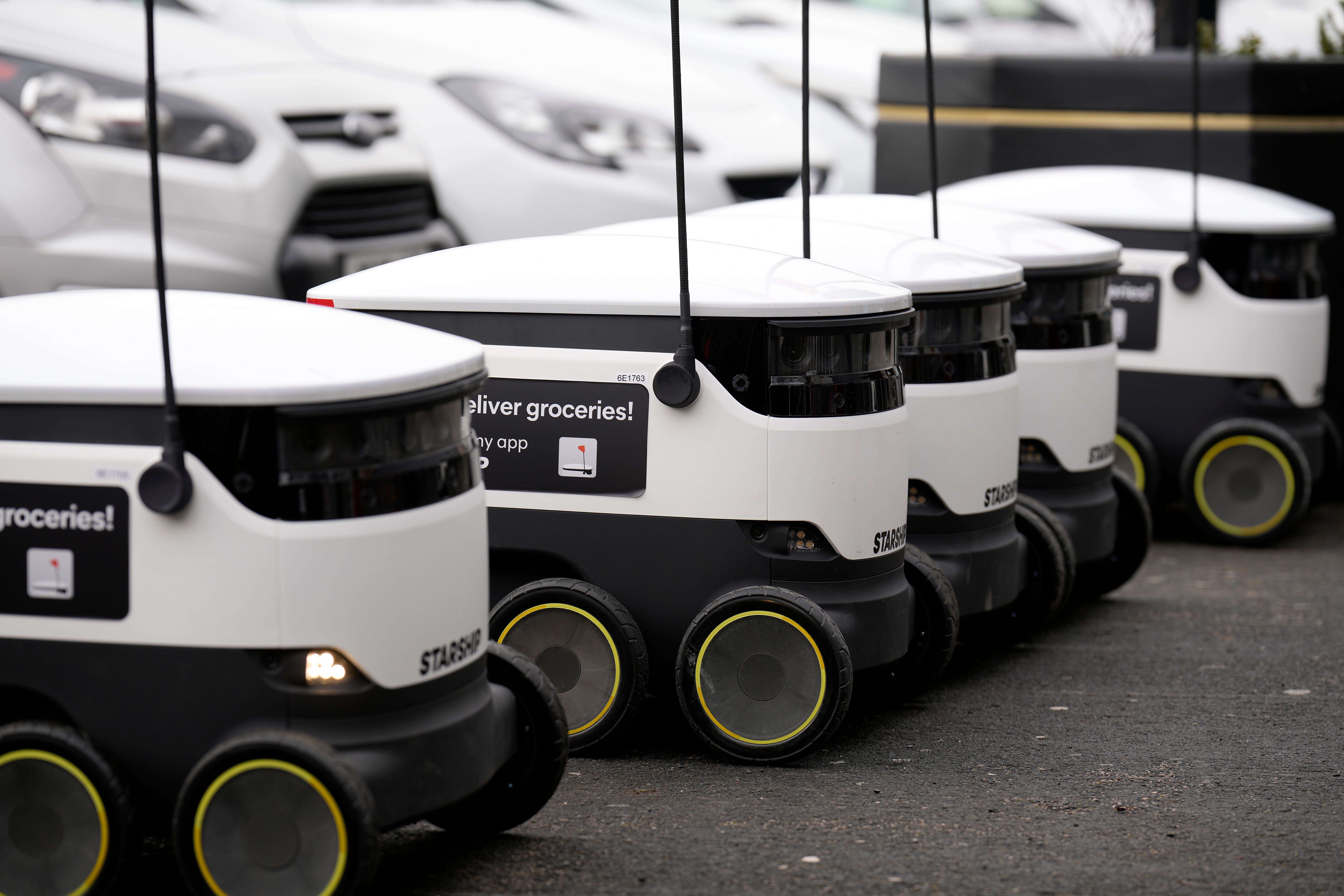 The robots are already being used across Leeds, Milton Keynes, Bristol, and Manchester