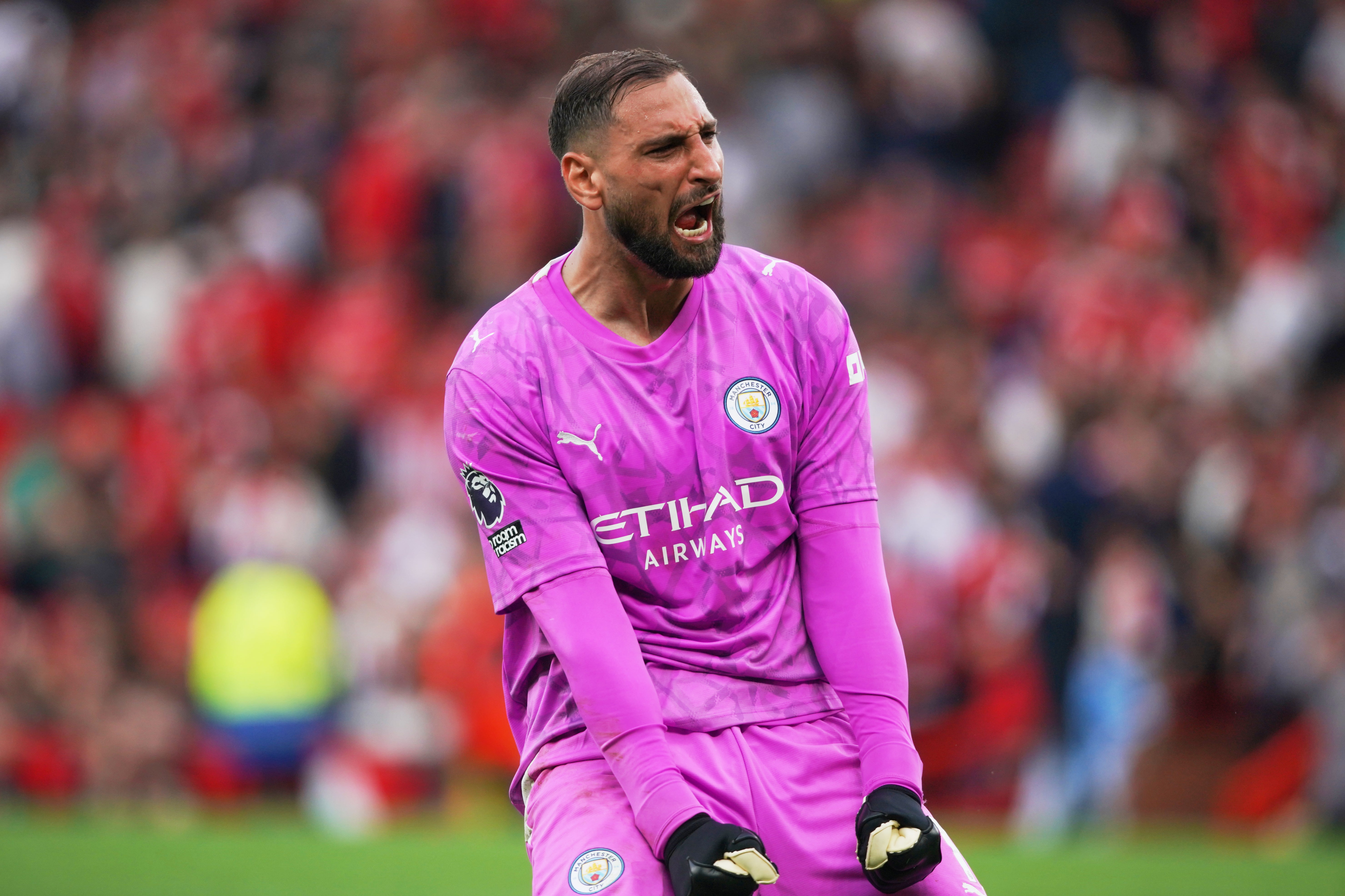 Donnarumma kept a clean sheet against Man United