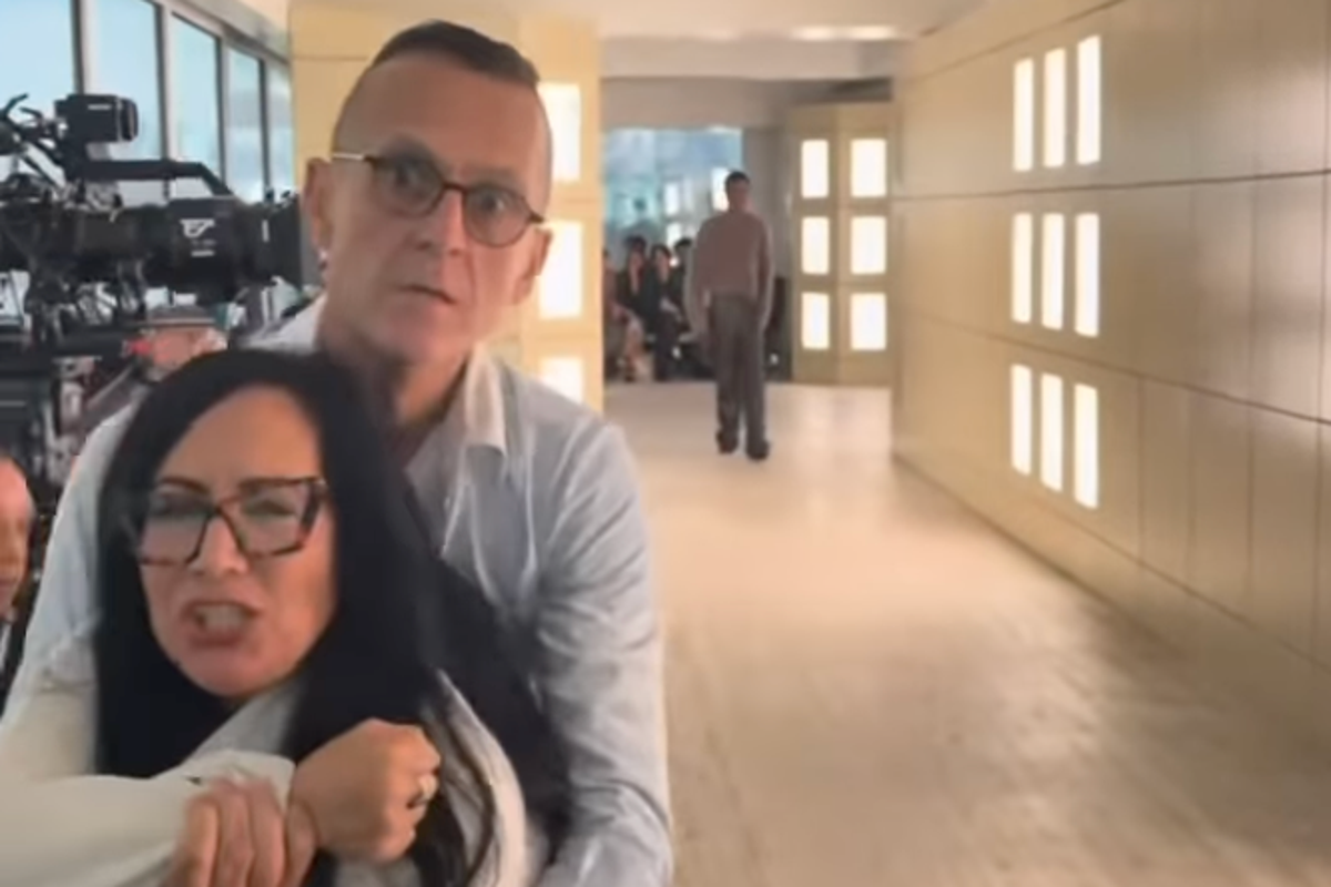 Fashion CEO apologizes after restraining two protestors at New York Fashion Week event