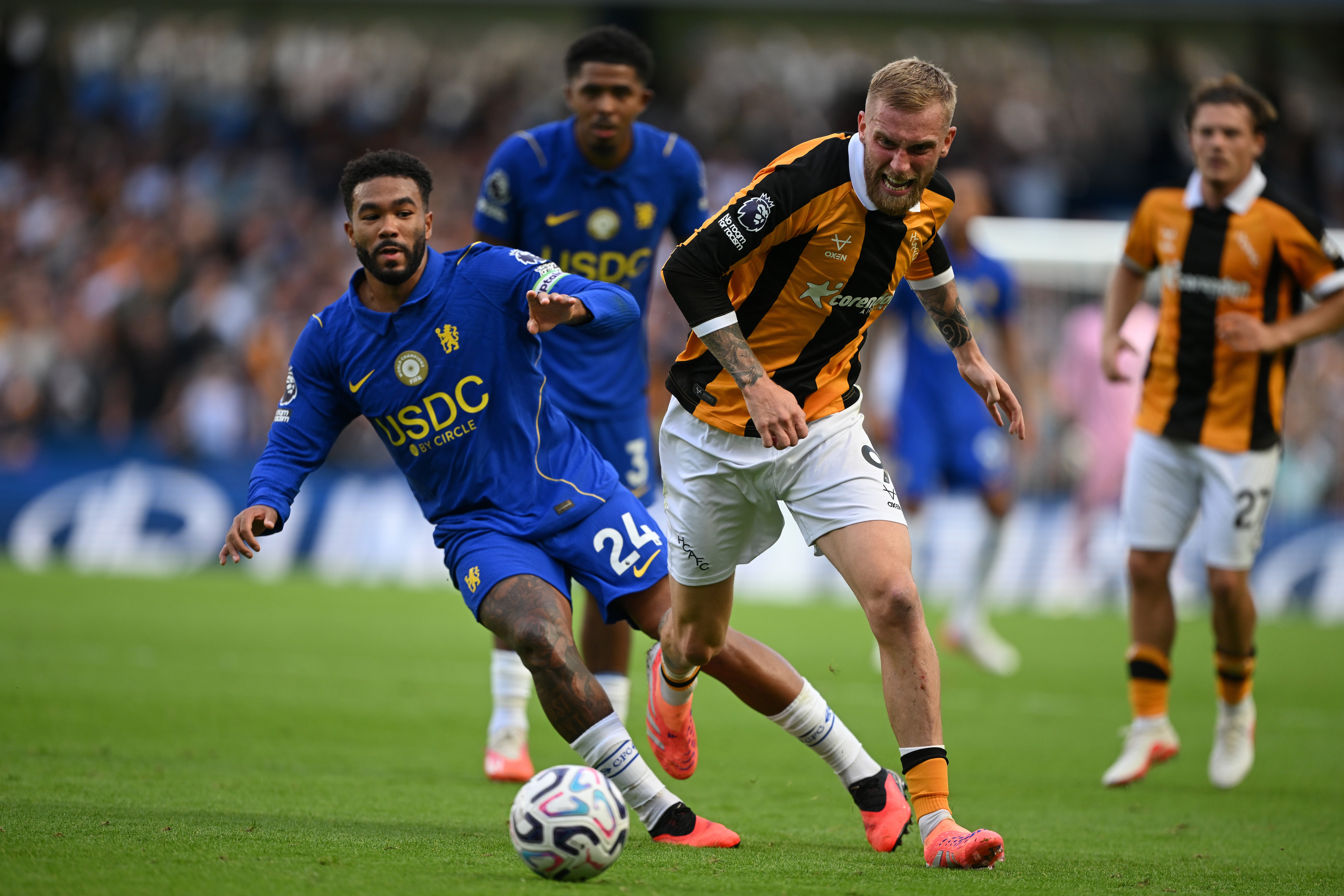 Chelsea were held to a draw by Hull on Saturday