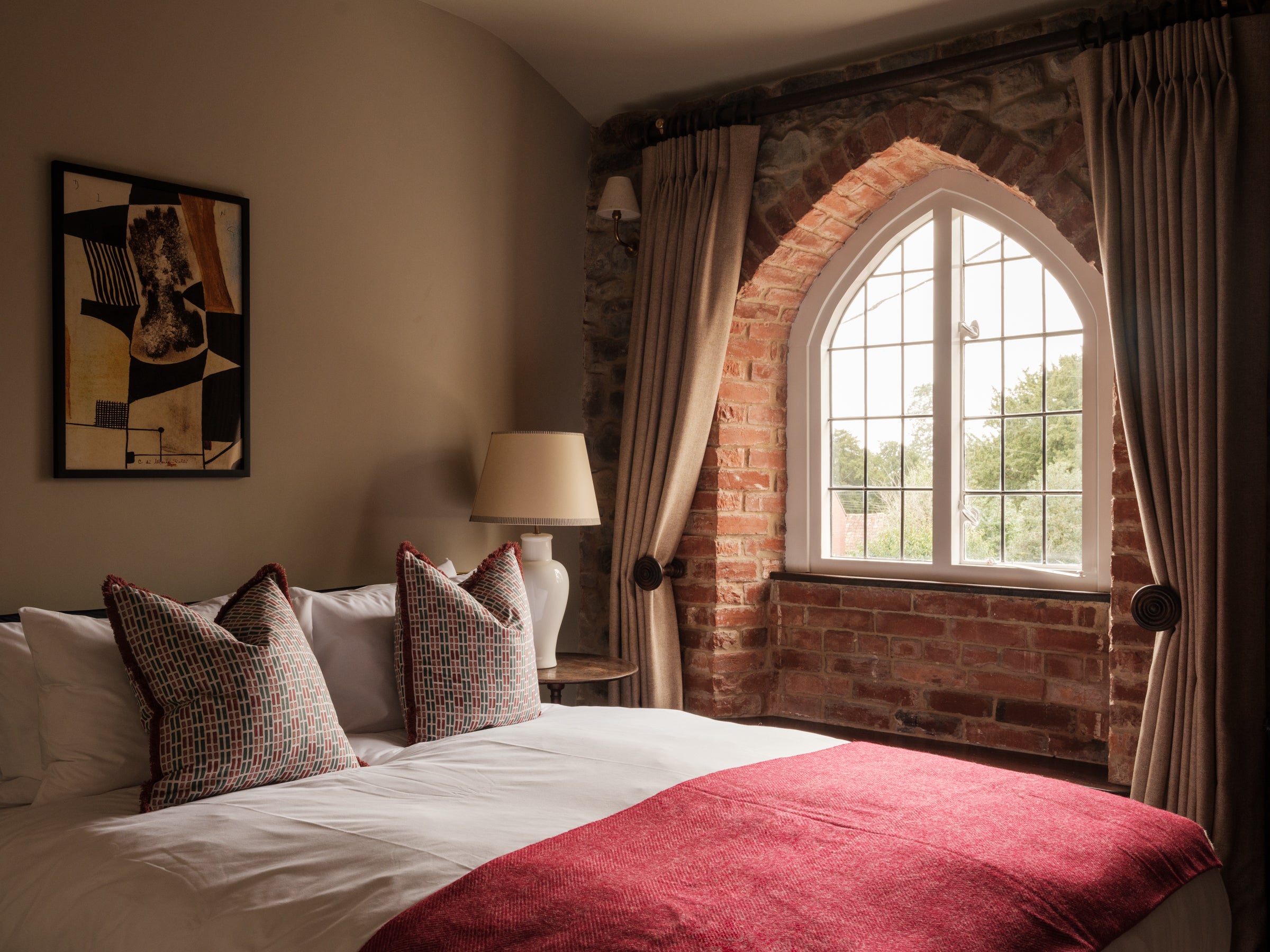Guests have the opportunity to stay in this renovated 17th century pub
