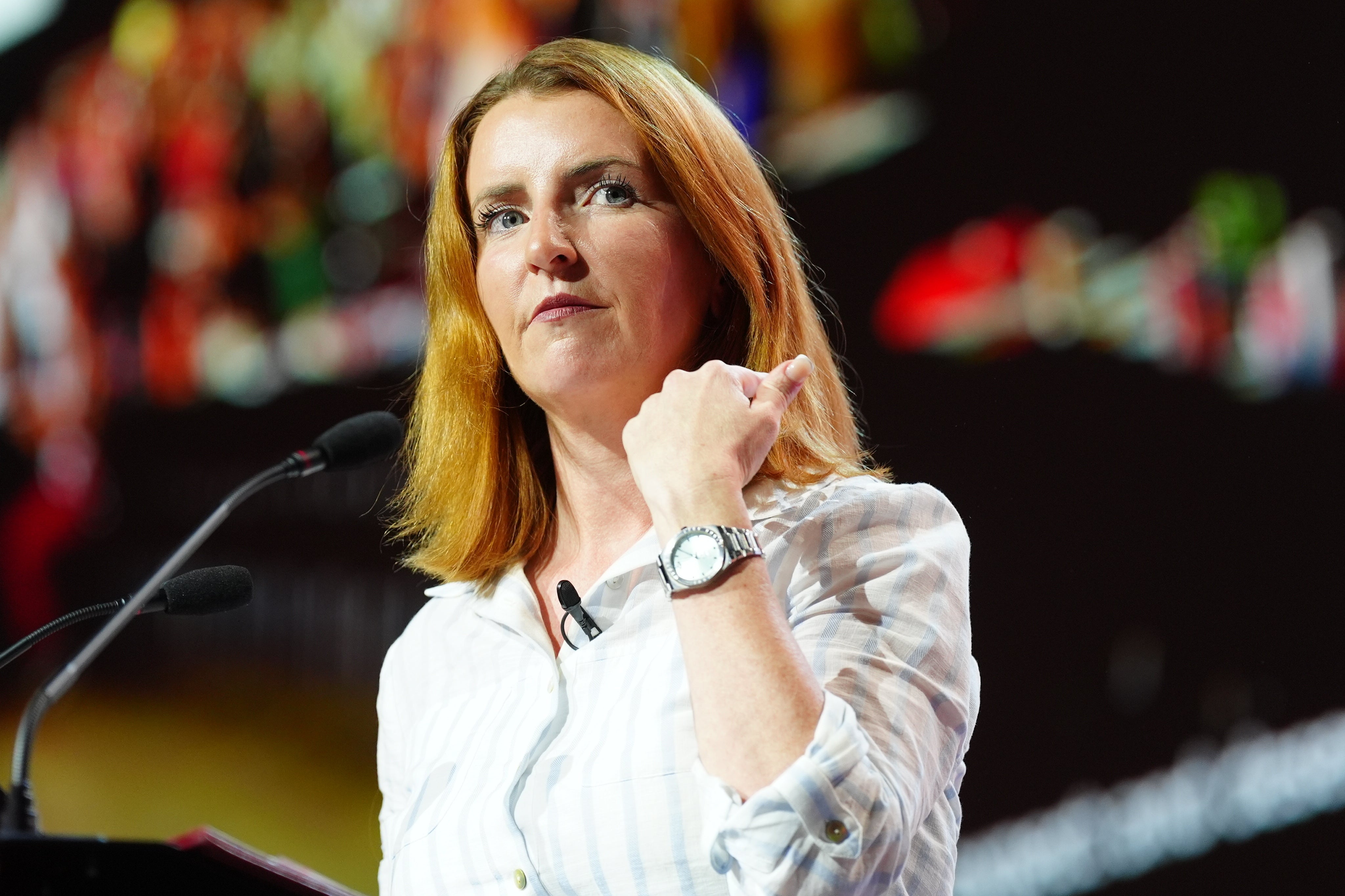 First Secretary of State Louise Haigh highlighted the need for proper controls for AI (Stefan Rousseau/PA)