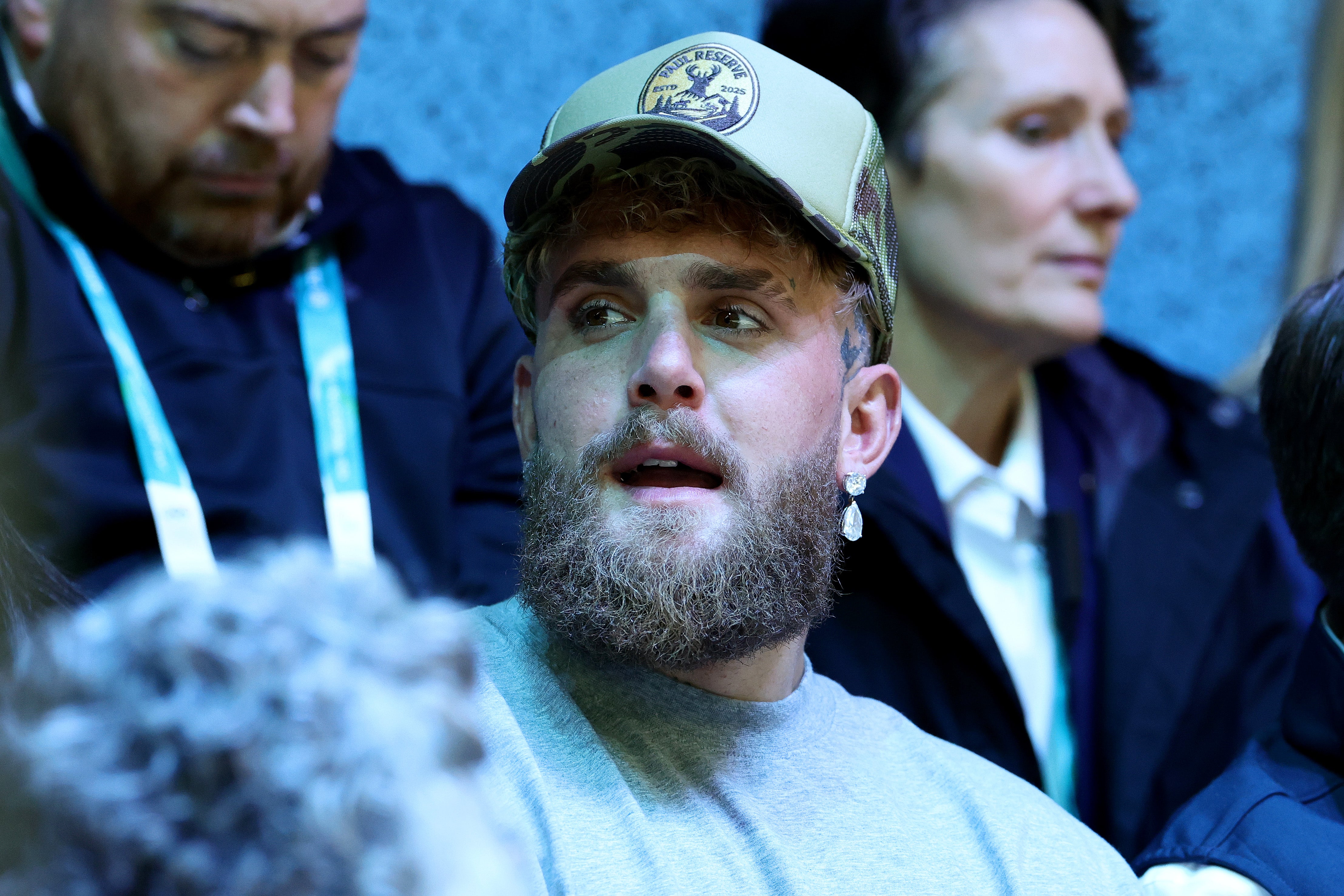 Jake Paul cheered Leerdam on to Olympic gold in February