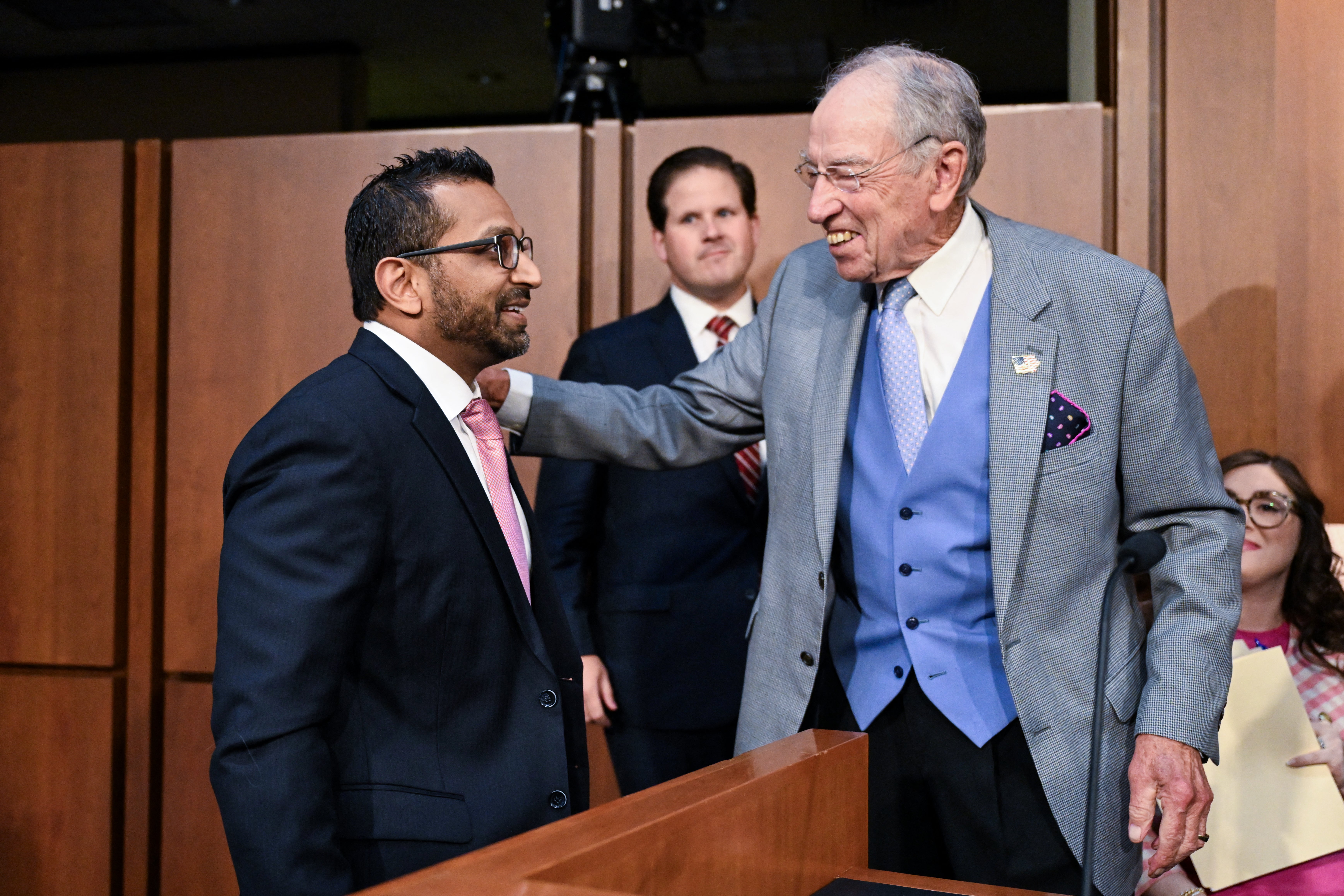 Members of the panel, including Republican chair Chuck Grassley, have previously sought answers from the FBI director about controversial expenses at the bureau, including a fleet of BMW vehicles (AFP/Getty)