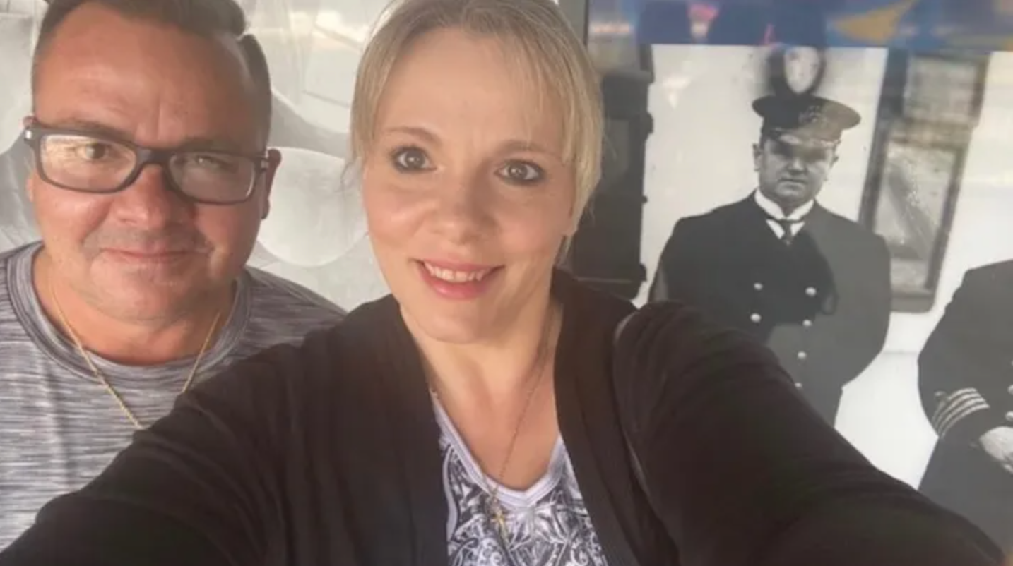 Toby Newton and Sherri Patten. The couple say they may lose their home in Mesa, Arizona, after their HOA foreclosed on their home over a $977 debt