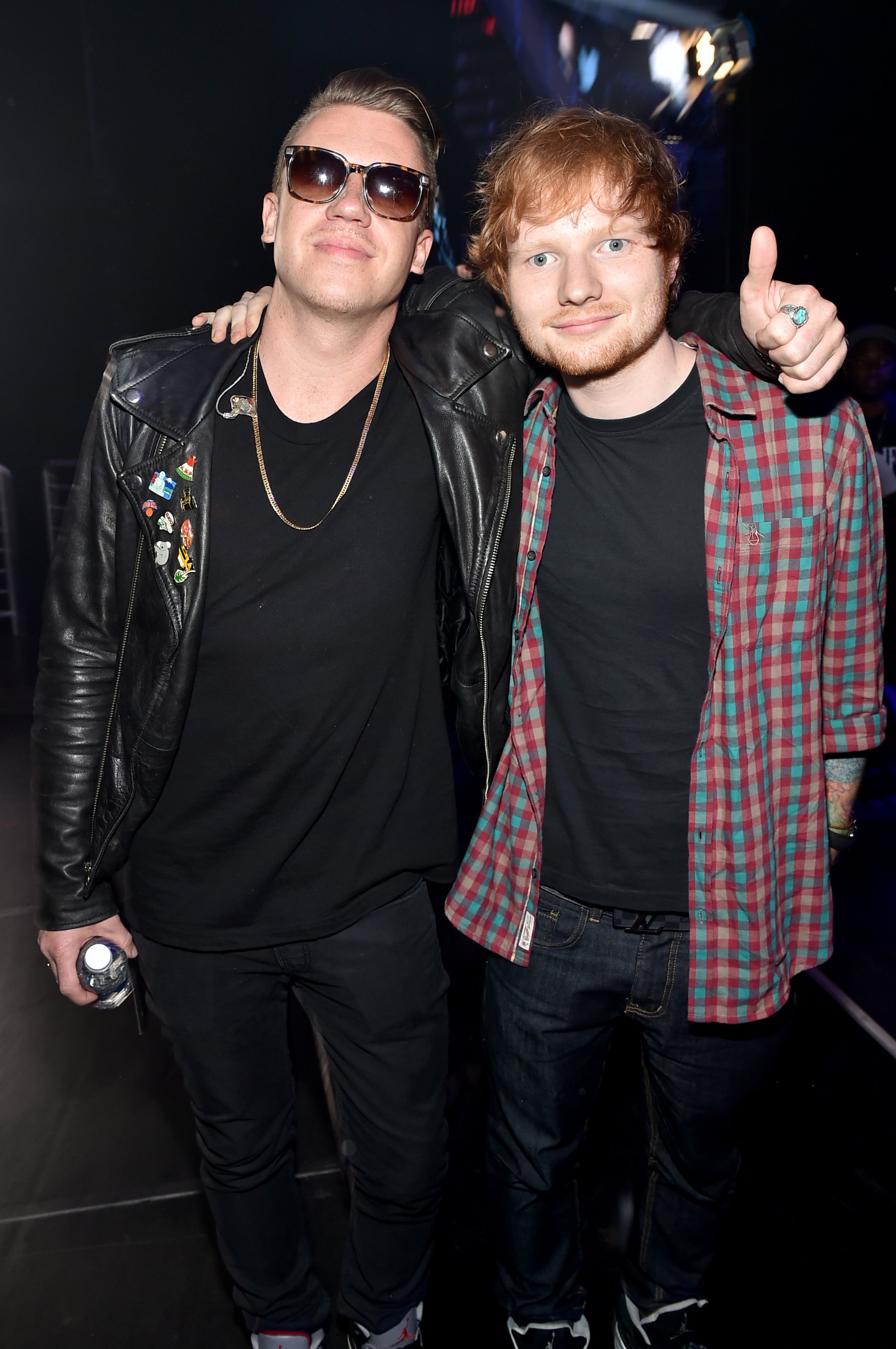 Macklemore was scheduled for eight of Sheeran’s 10 remaining stadium shows, resuming Saturday in Philadelphia