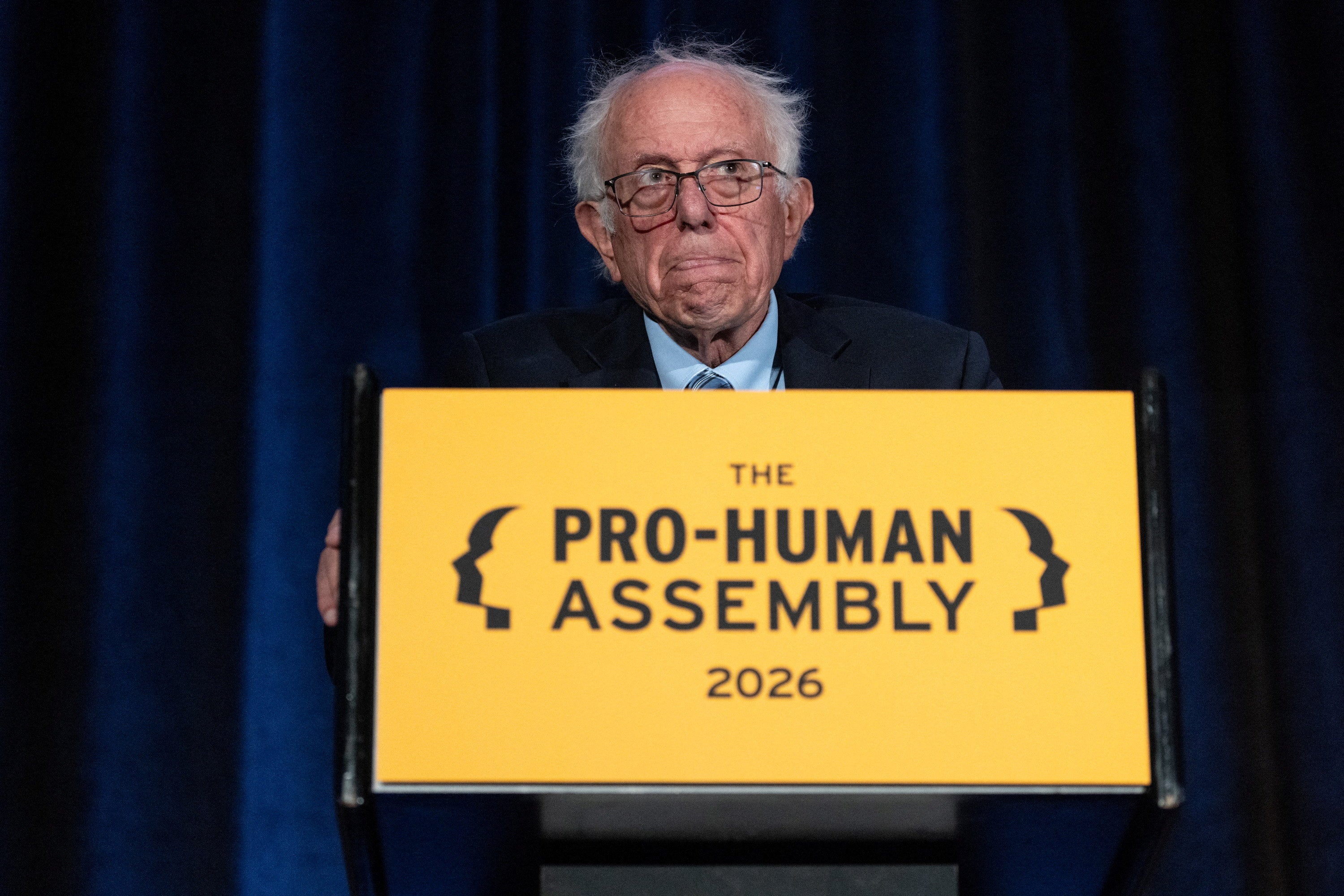 Bernie Sanders called on Trump to negotiate a treaty with Chinese President Xi Jinping at their summit next week to pause AI development