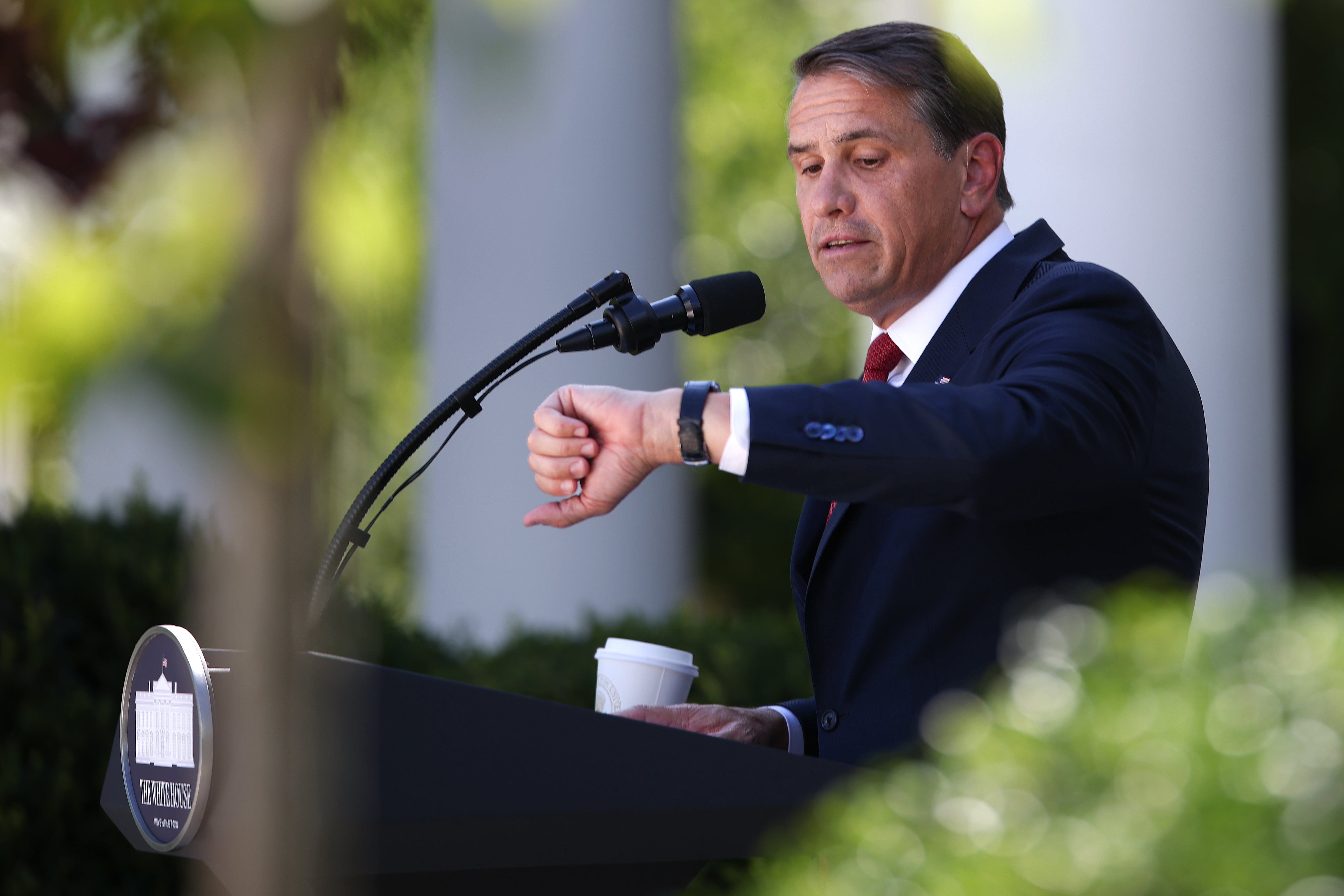 A painfully awkward U.S. Attorney Todd Blanche stepped into Karoline Levaitt’s old shoes on Tuesday — and repeatedly checked the time