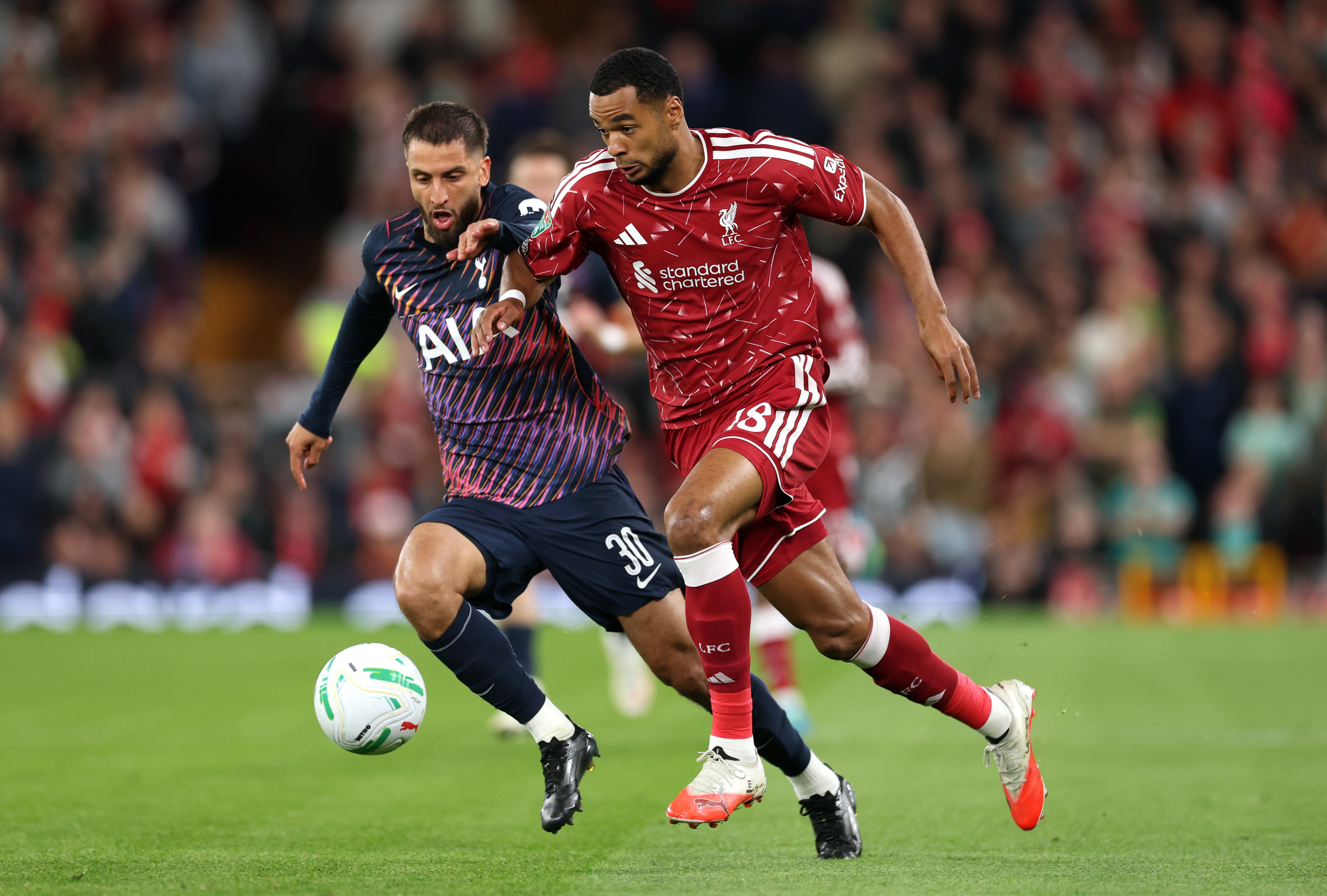Spurs struggled against Liverpool’s midfield shape