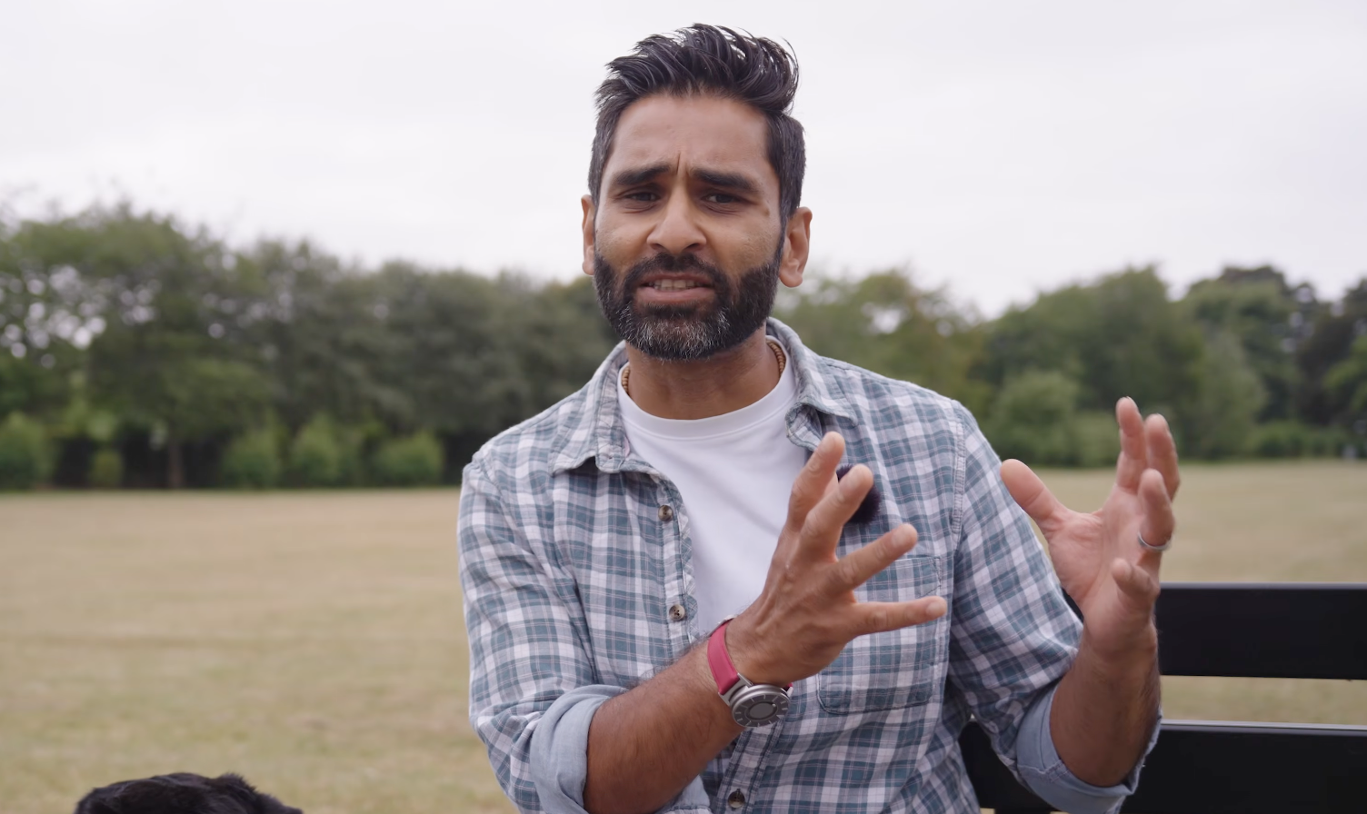Dr Patel described how the robots affected his guide dog, compromising his safety