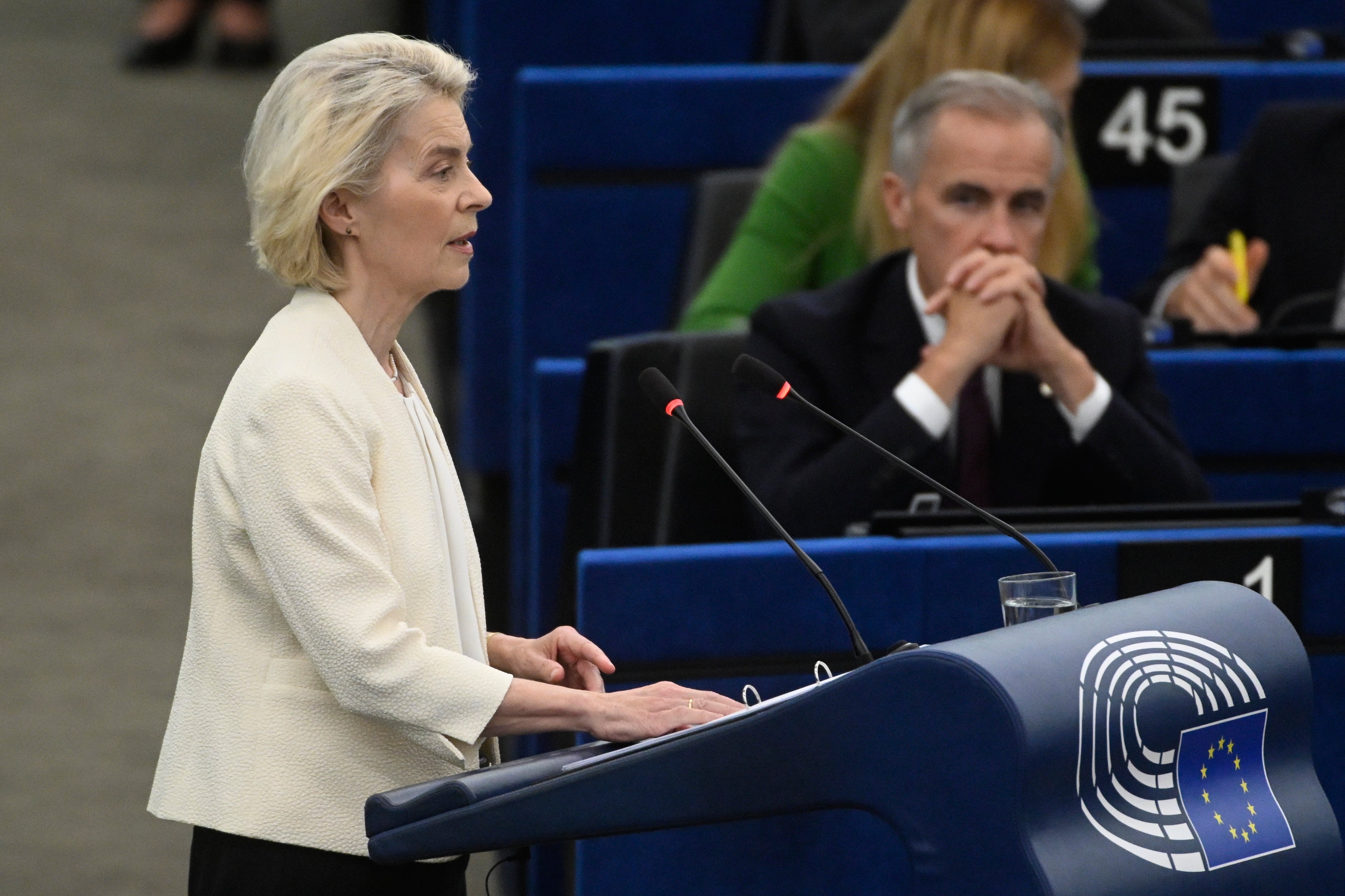 The European Commission president spoke of the benefits of closer ties with Canada