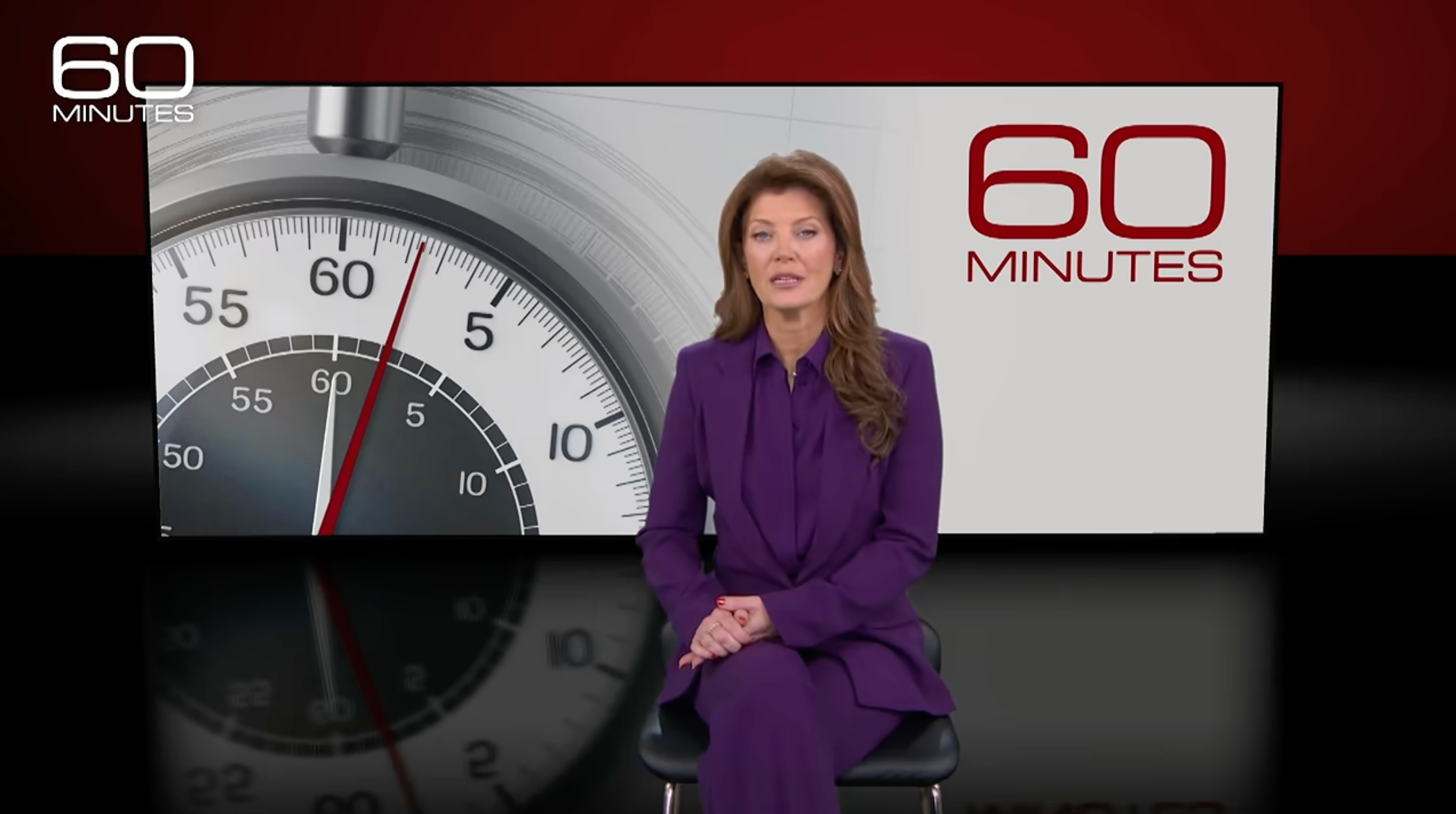 Norah O'Donnell during the first episode of the new season of 60 Minutes Sunday. The episode had about 7.9 million viewers, making it the least-watched premiere in decades, according to new data