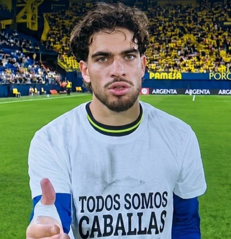 Morocco and Real Betis winger Ez Abde refused to apologise for wearing a T-shirt with the same “Todos somos Caballas” slogan