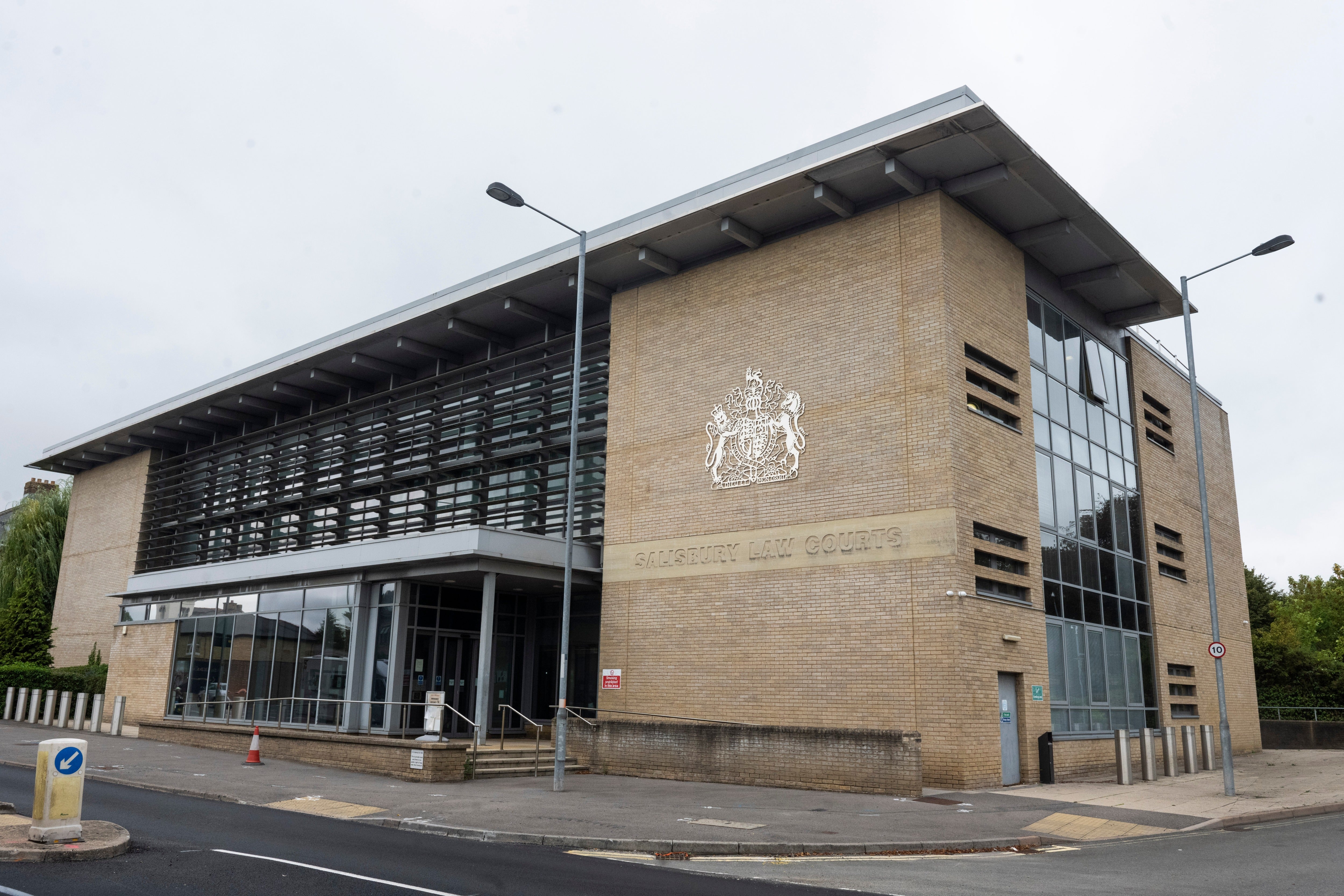 The case is being heard at Salisbury Law Court, pictured