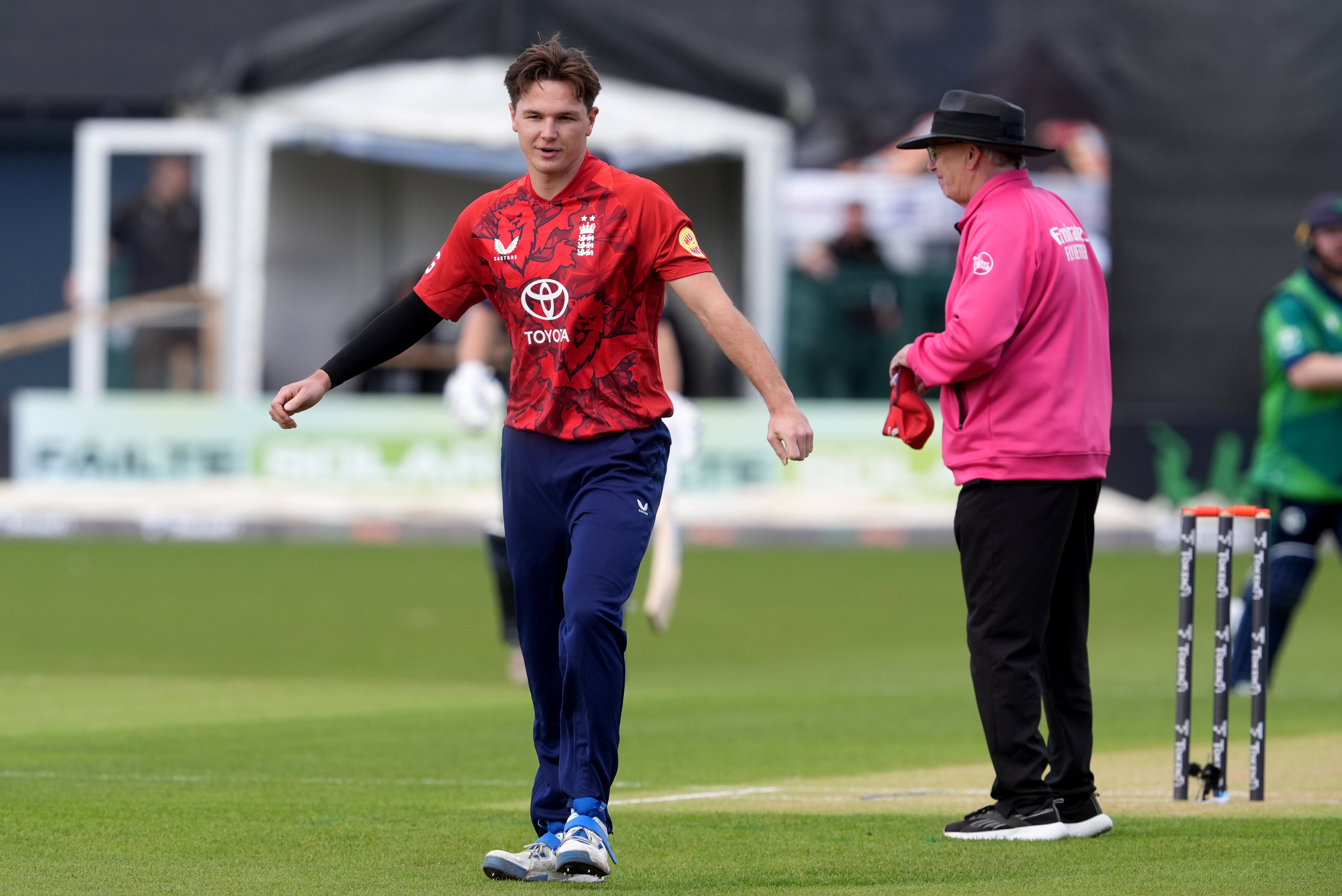 Sonny Baker made his international T20 debut against Ireland last September (Brian Lawless/PA)