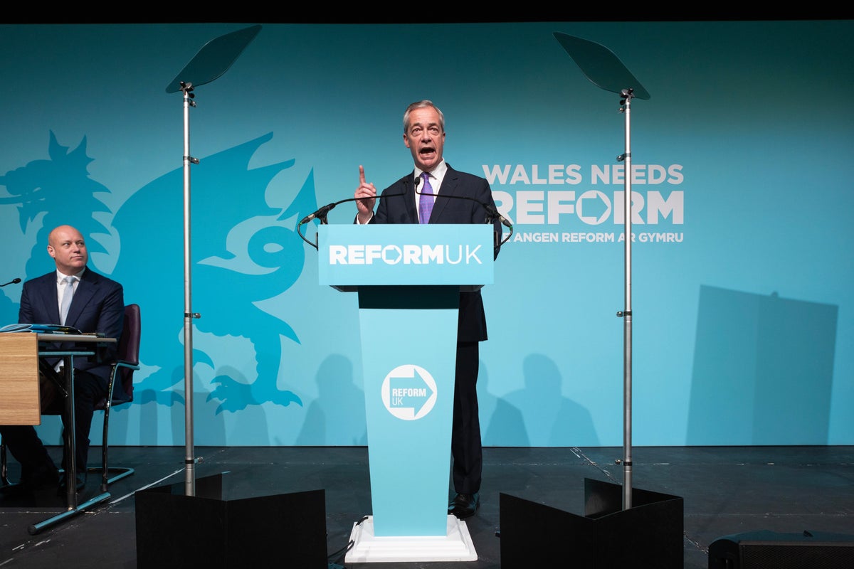 Reform MS who defected to Plaid Cymru says Nigel Farage’s party is ‘falling apart’