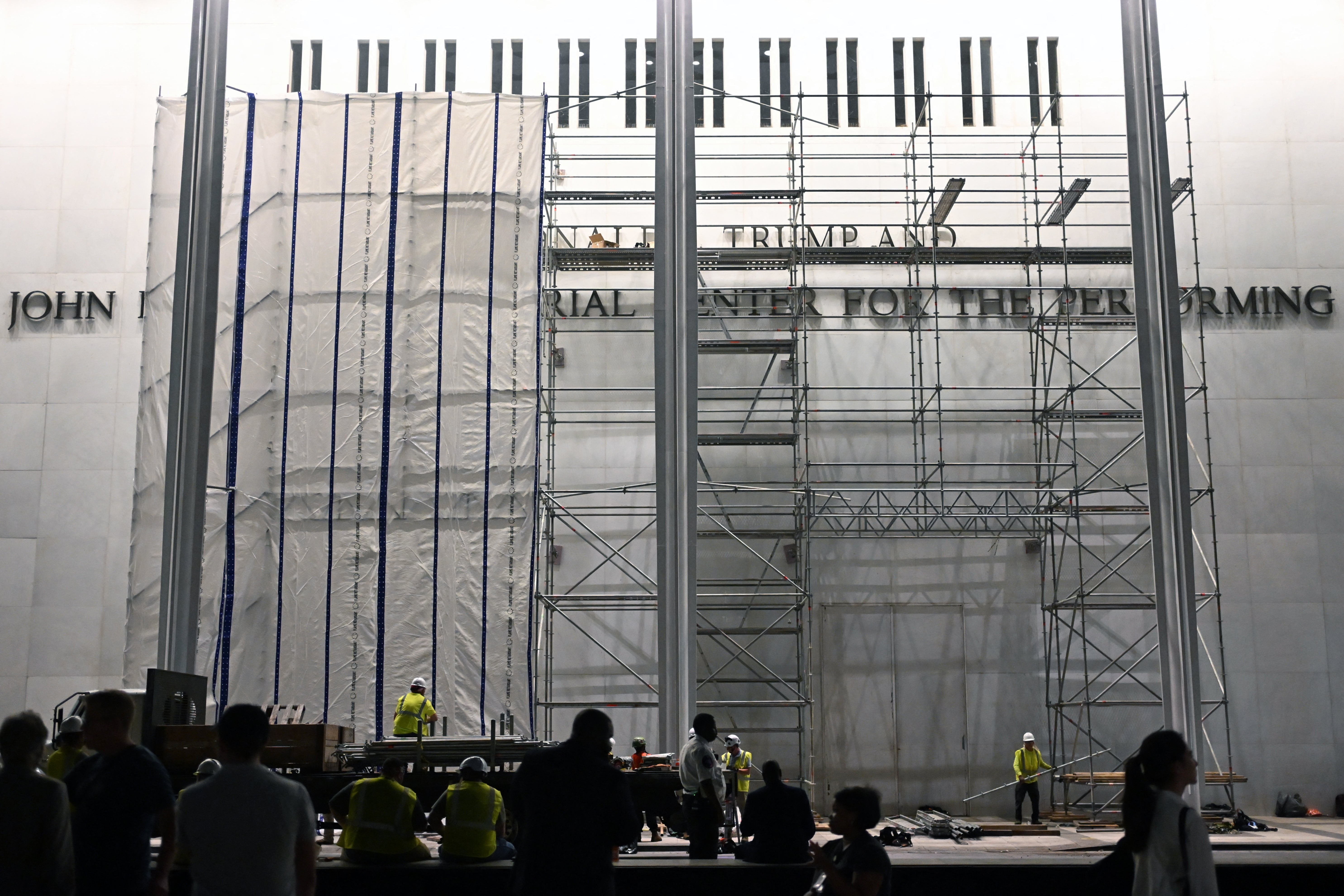 The Trump-controlled board has argued that the venue’s financial future rests on Trump’s name being added to the building, though a judge said the government has not offered any proof that current or future donations hinge on whether Trump is involved