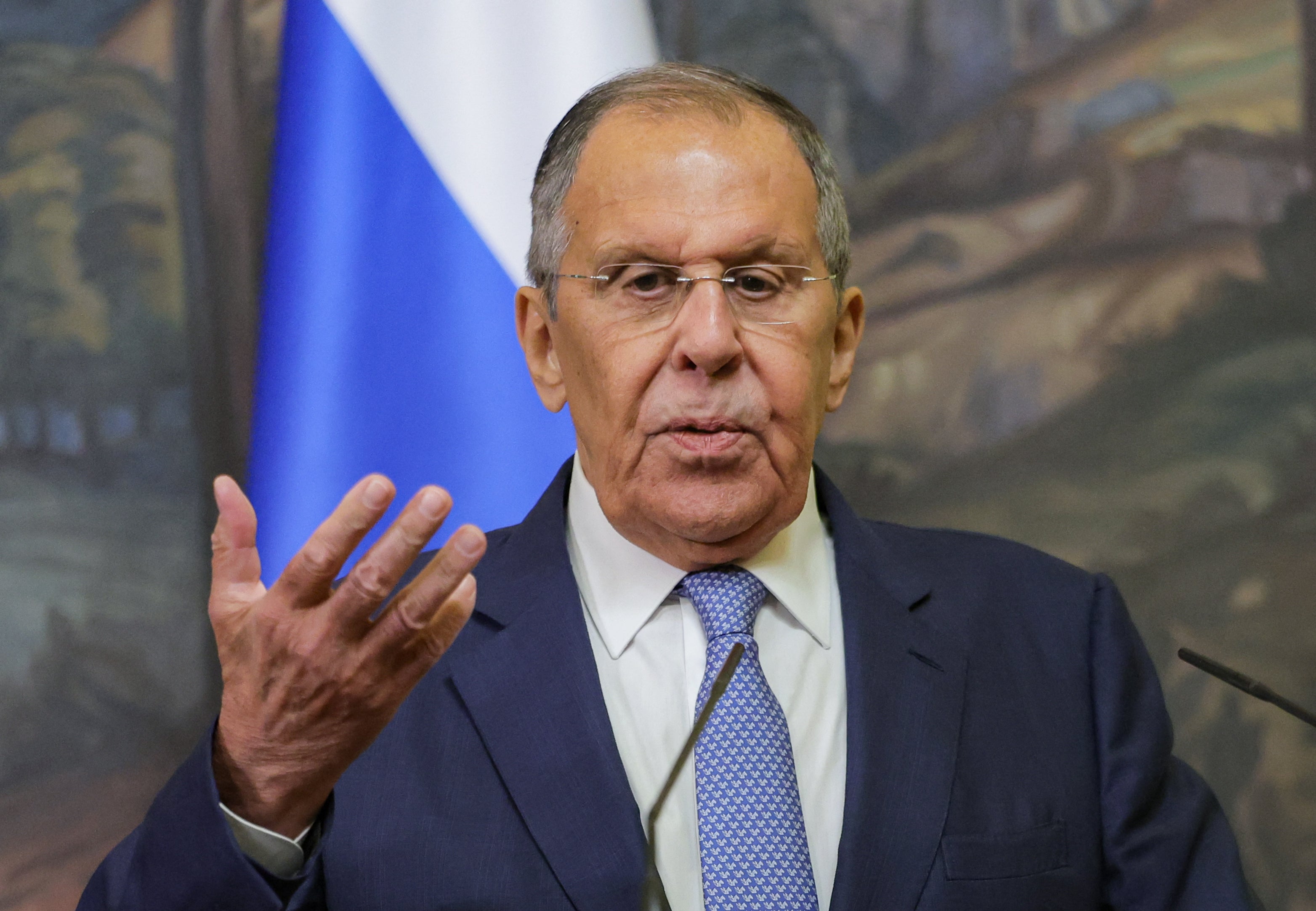 Russian foreign minister Sergei Lavrov has implied that a war with Europe would not be difficult for Moscow