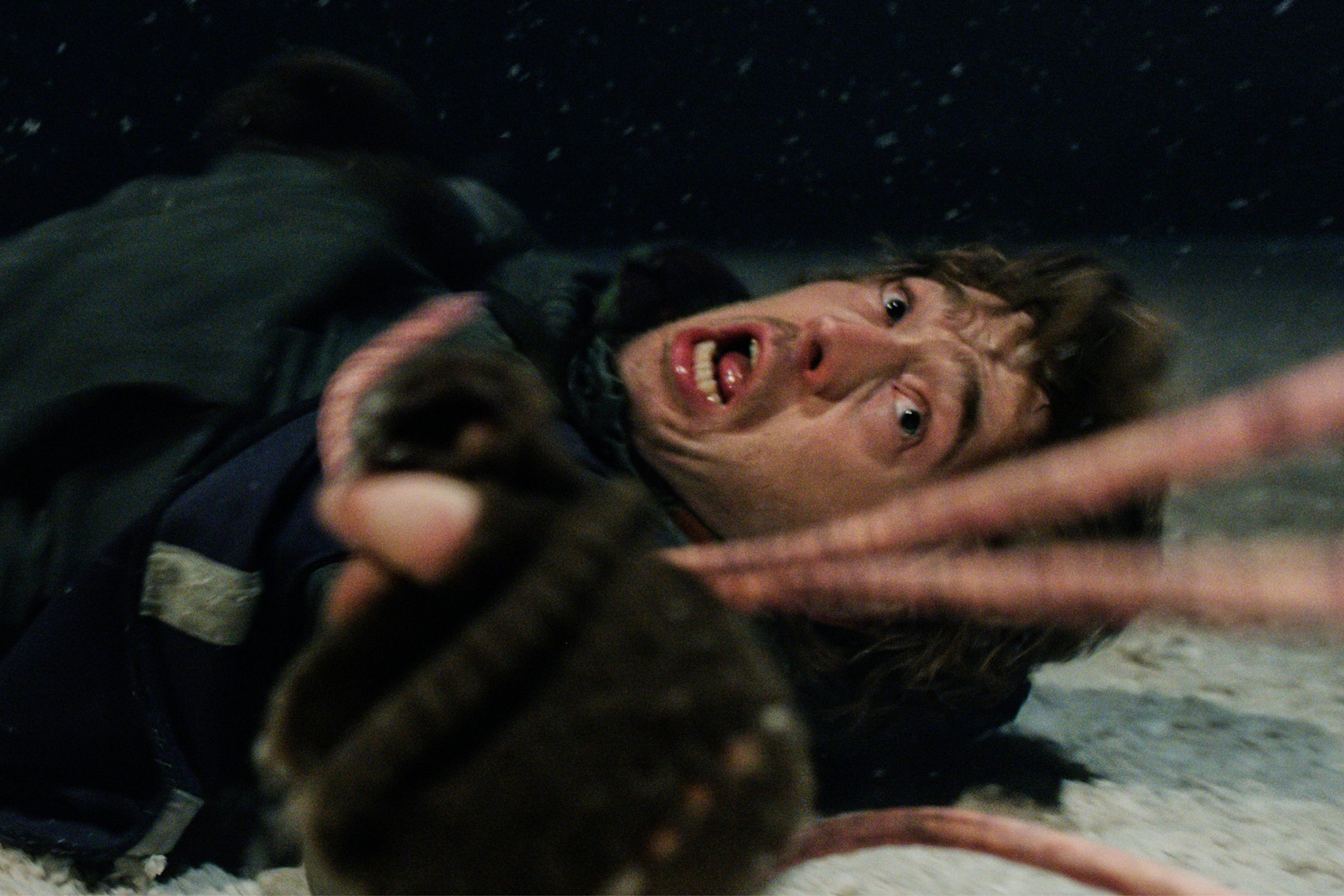 Austin Abrams in Zach Cregger’s ‘Resident Evil’ (Sony Pictures)