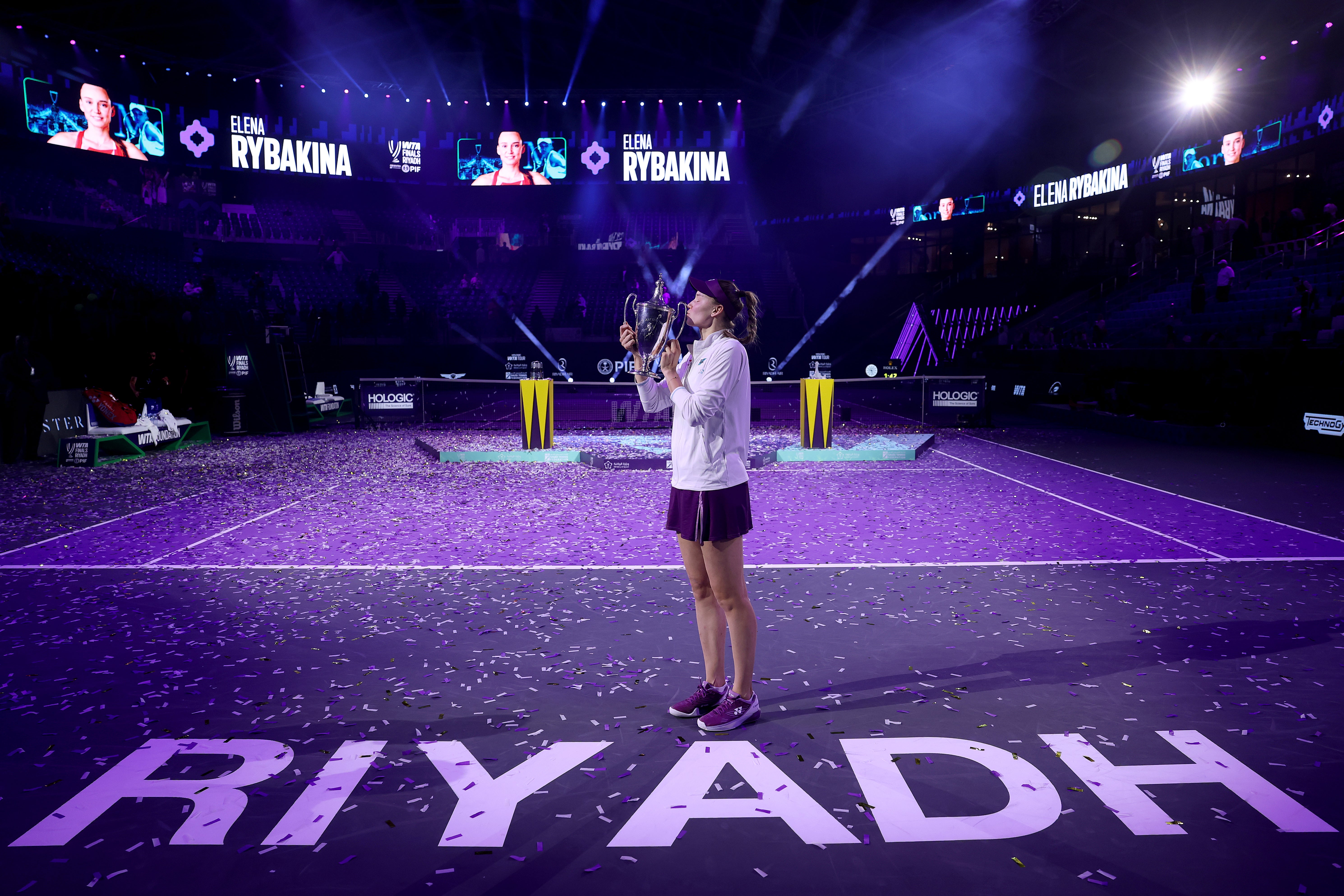 Elena Rybakina won last year's Finals in Riyadh