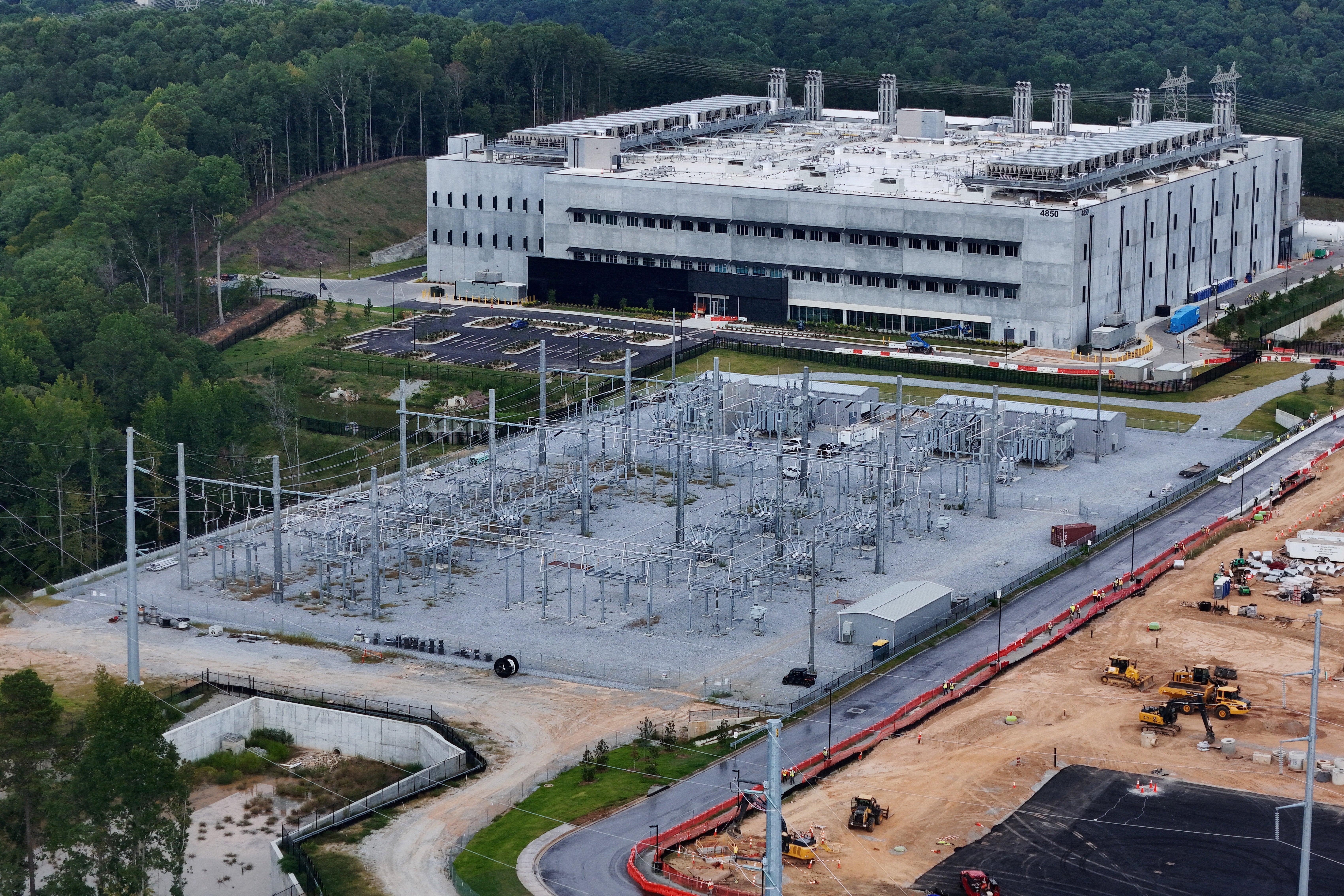 Construction is underway on Microsoft's ATL11 data center in Georgia