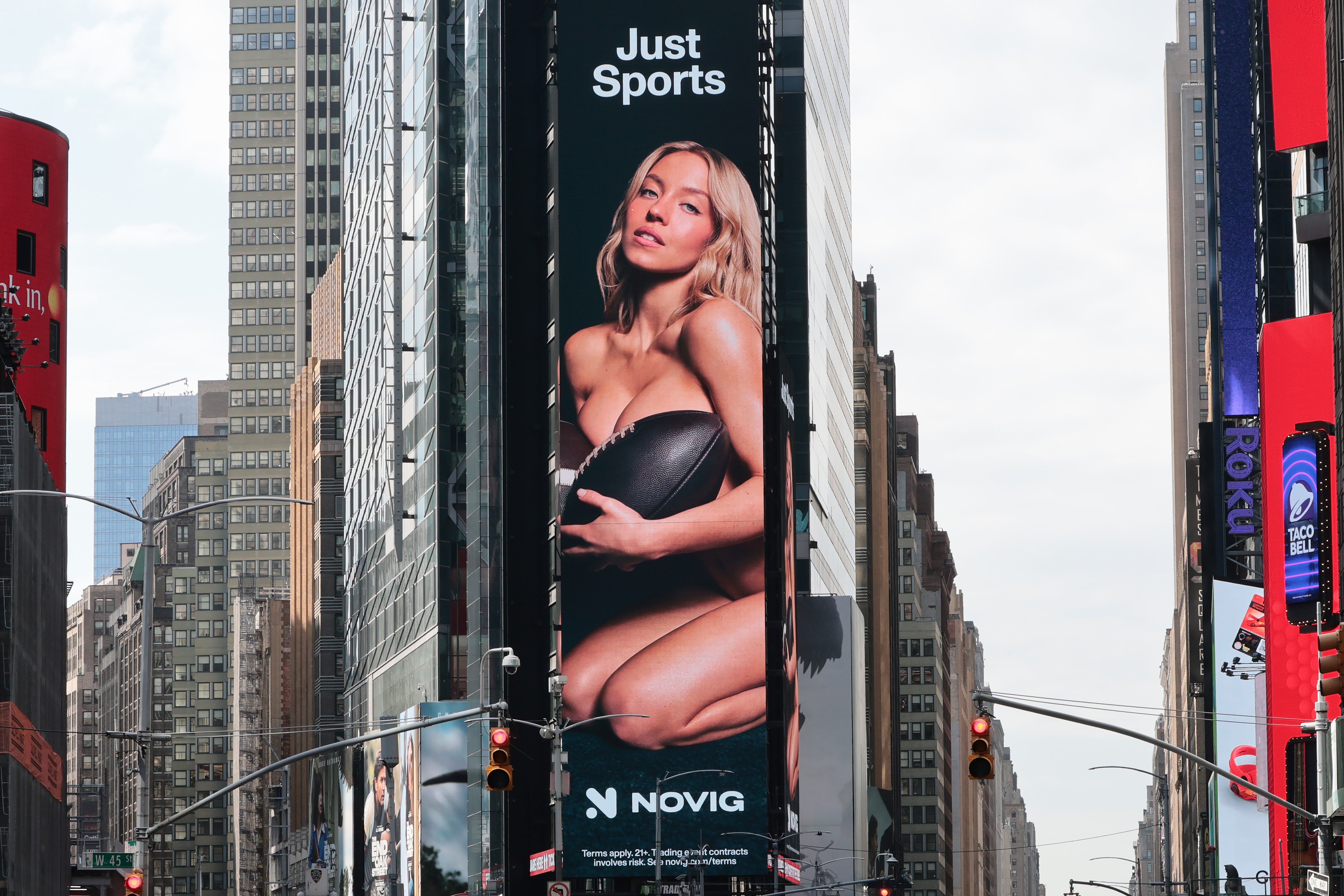 Sydney Sweeney's racy ad for sports betting site Novig has sparked controversy