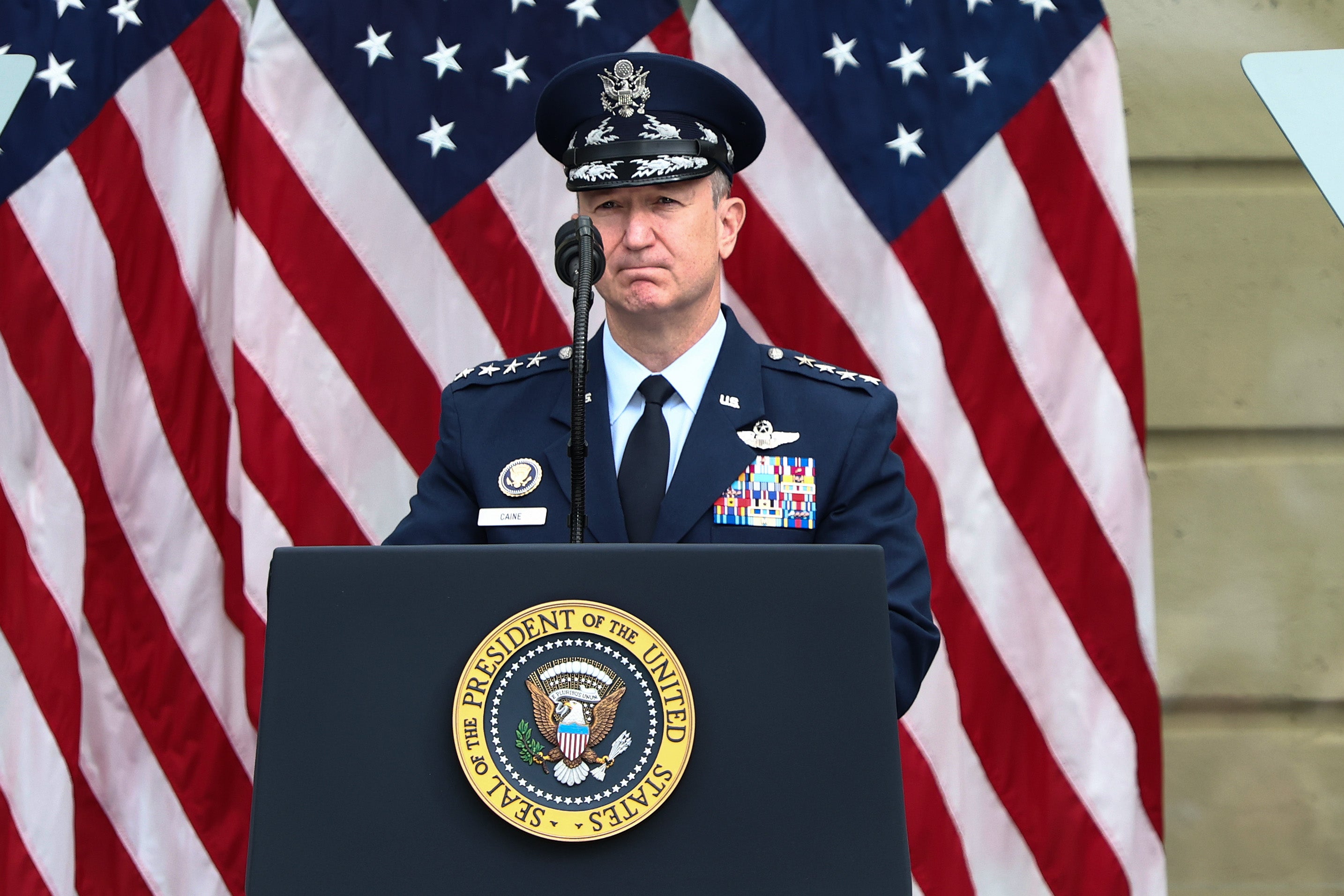 Chairman of the Joint Chiefs of Staff General Dan Caine