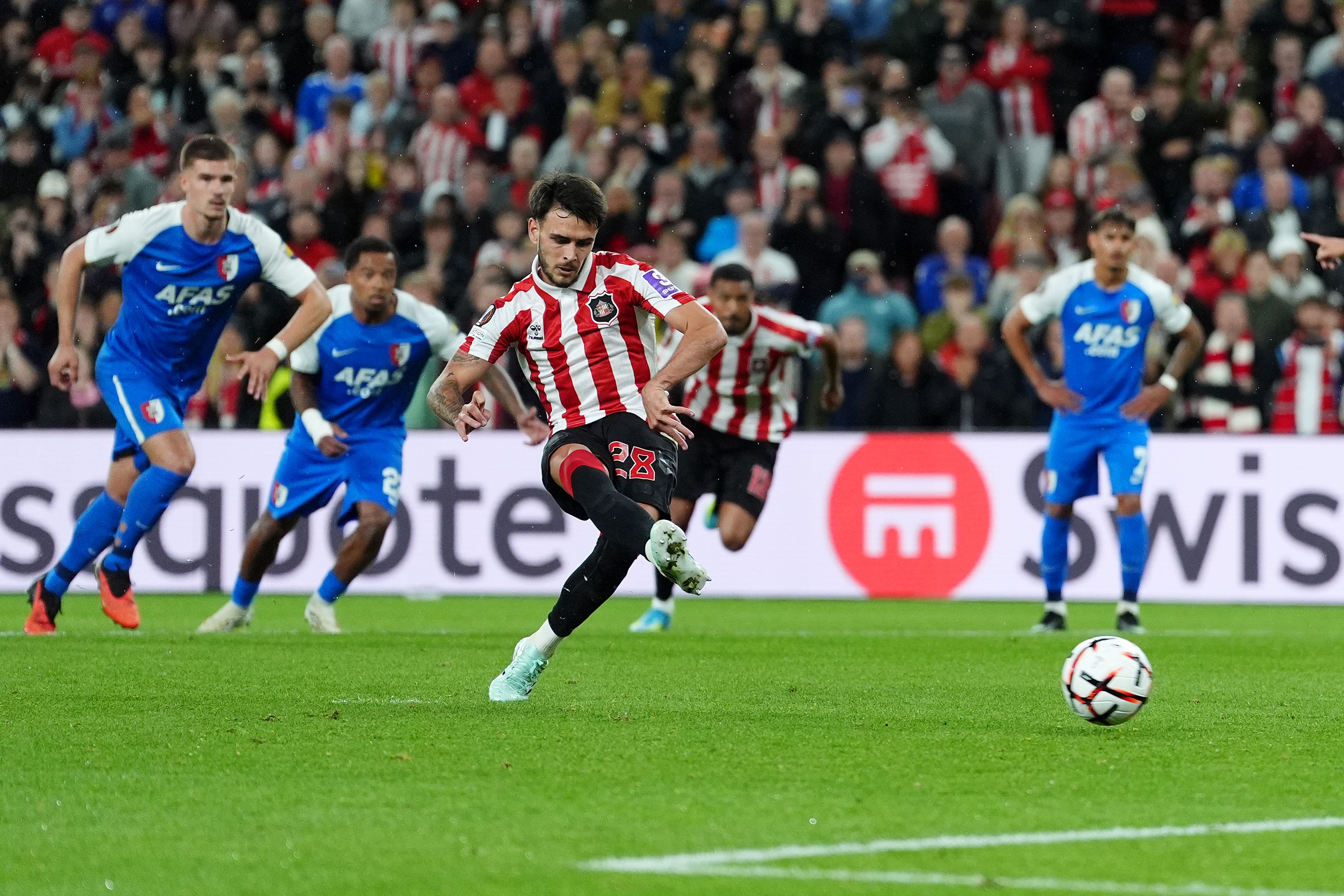 And duly slotted it home
