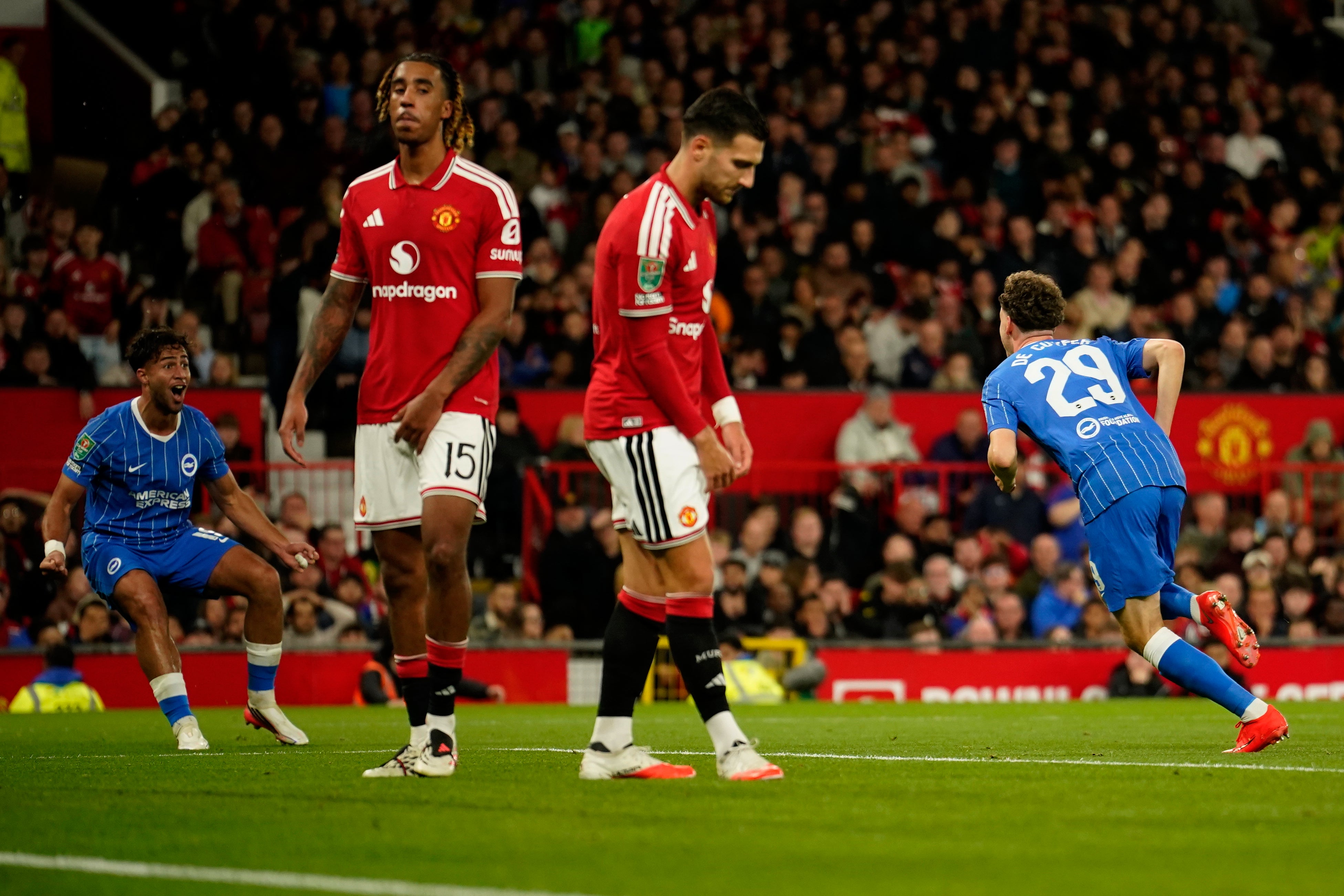 Brighton celebrated as Man United were left bereft