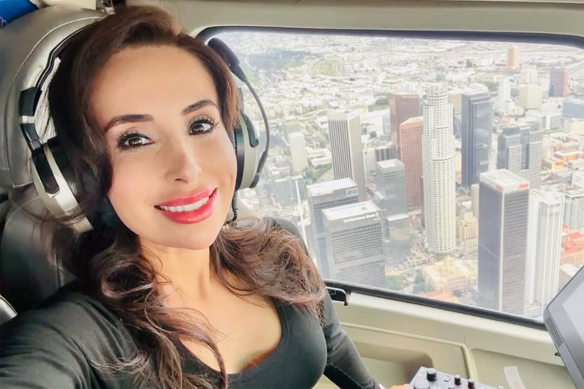 The news helicopter crash killed both people on board, pilot George Marciniw and reporter Eliana Moreno, and a man on the ground, Edy Gutierrez Mejia (Instagram)
