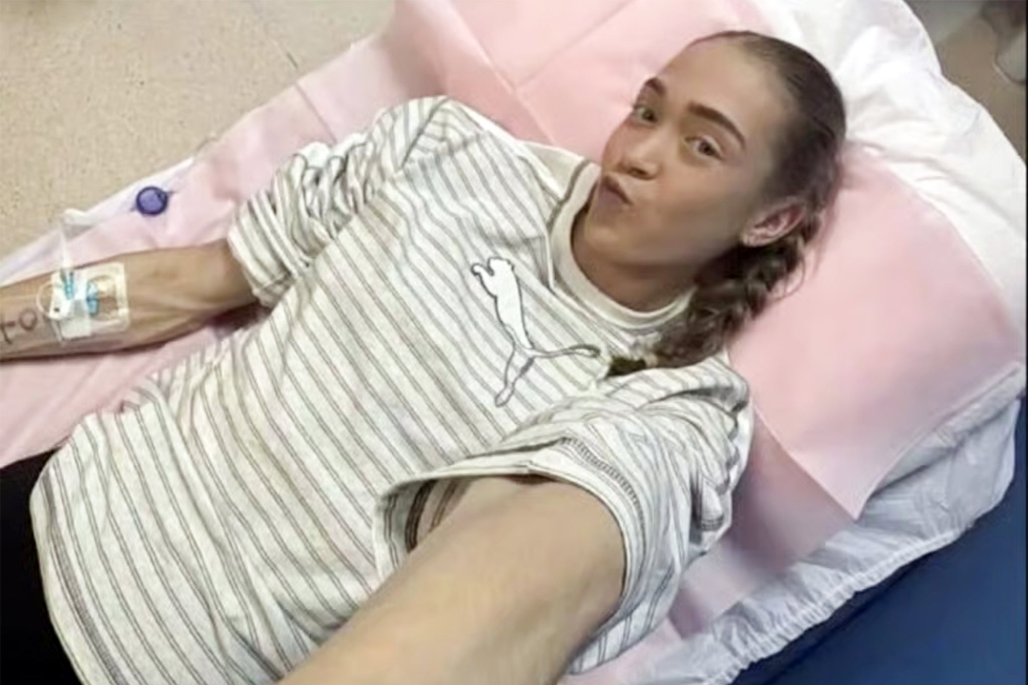 ‘A win is a win’: Wietrzyk’s behaviour has divided the fitness community (Instagram)