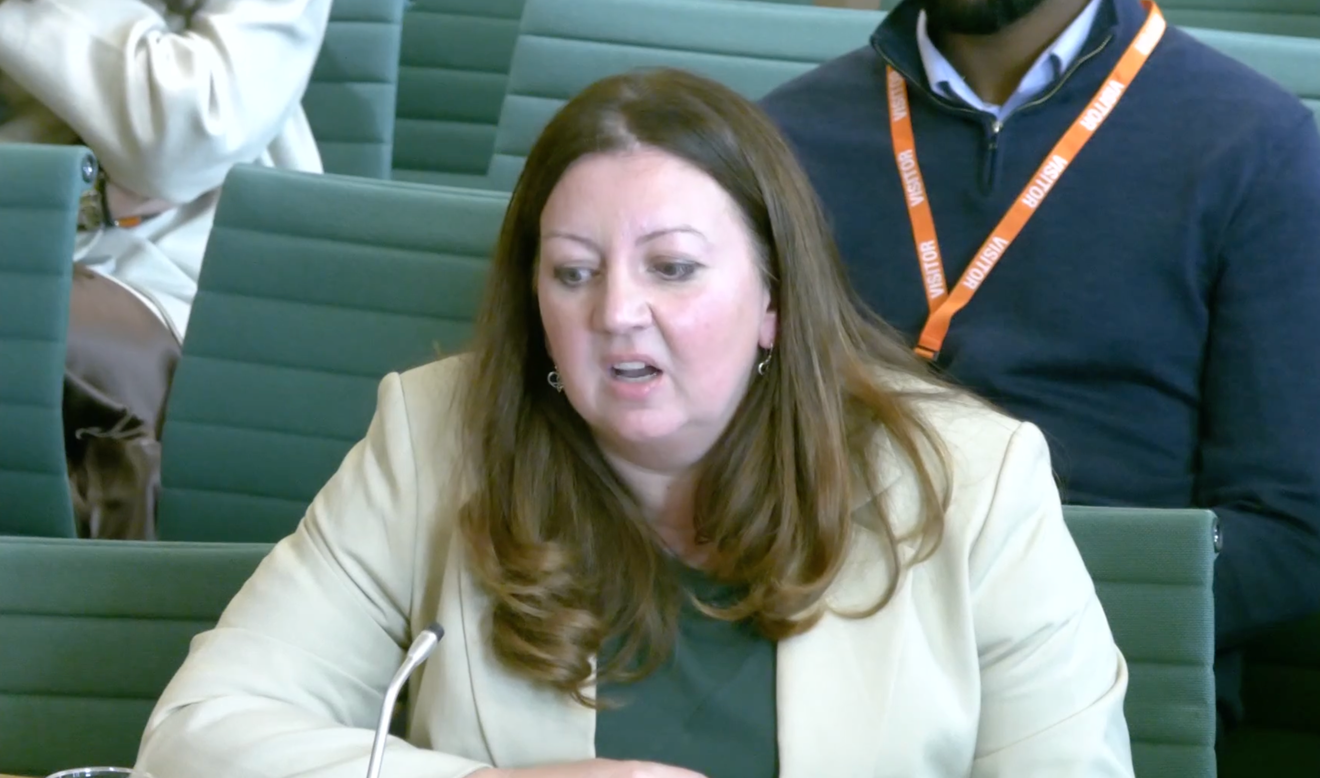 Kirsty McNeill gives evidence to the International Development Committee on Tuesday